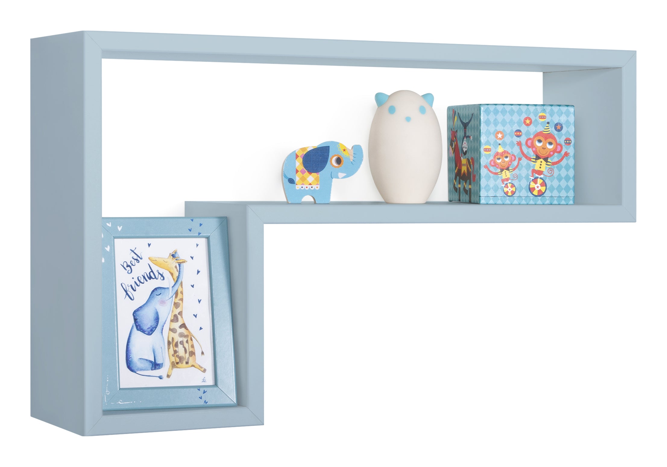 MODULARREDO Mensola da muro Lettera 61x37 p15.5 cm