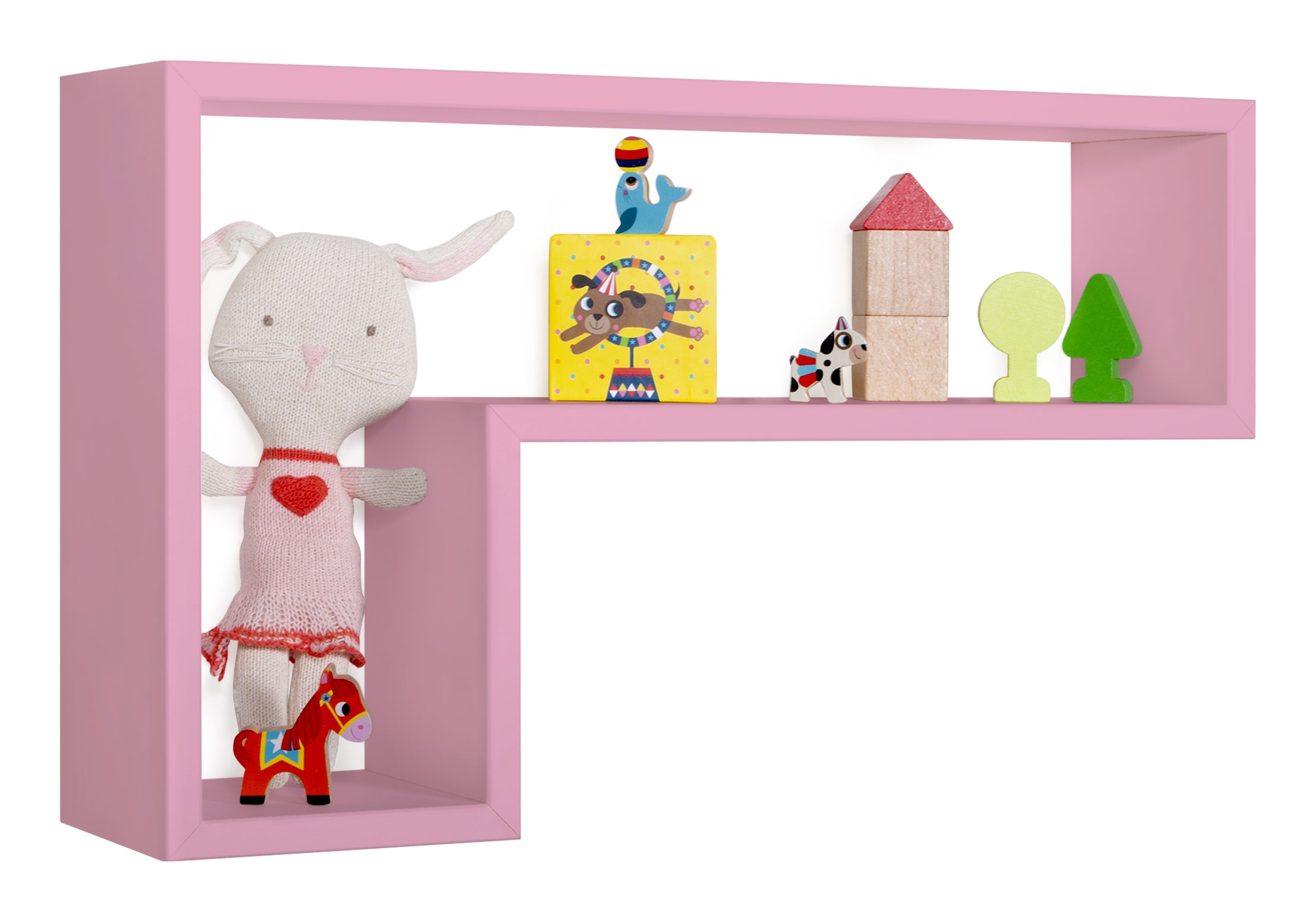 MODULARREDO Mensola da muro Lettera 61x37 p15.5 cm