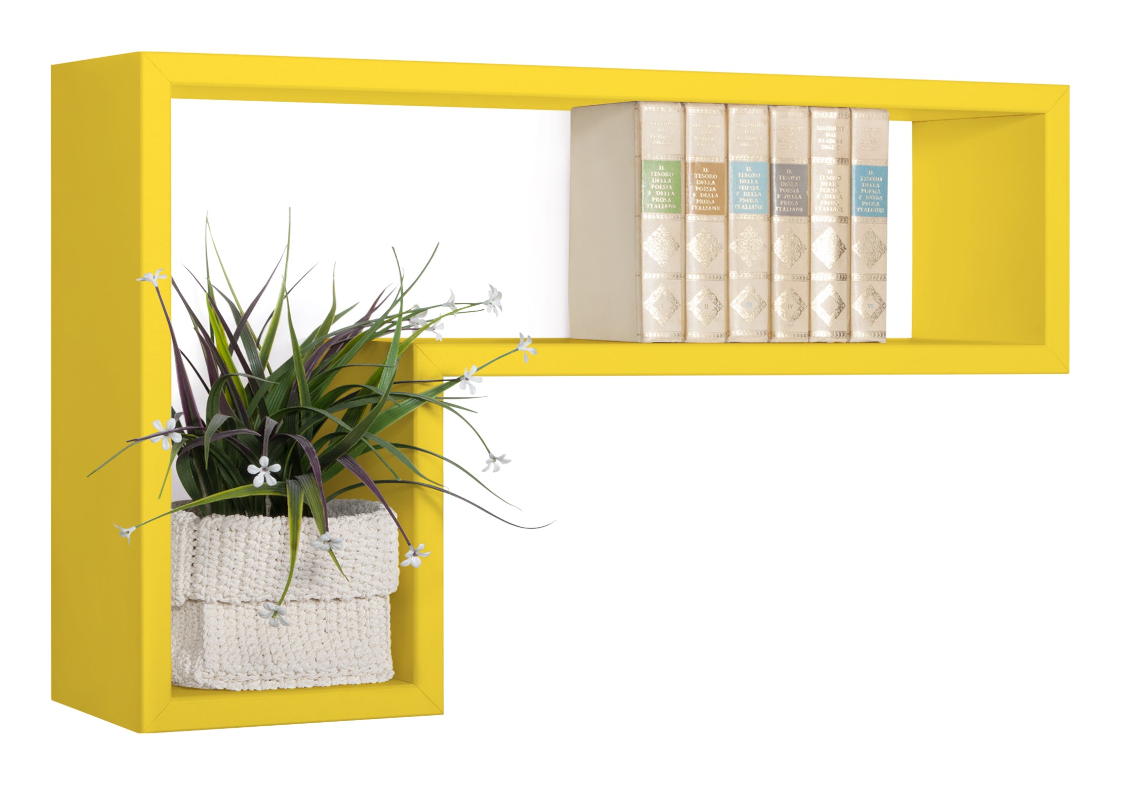 MODULARREDO Mensola da muro Lettera 61x37 p15.5 cm