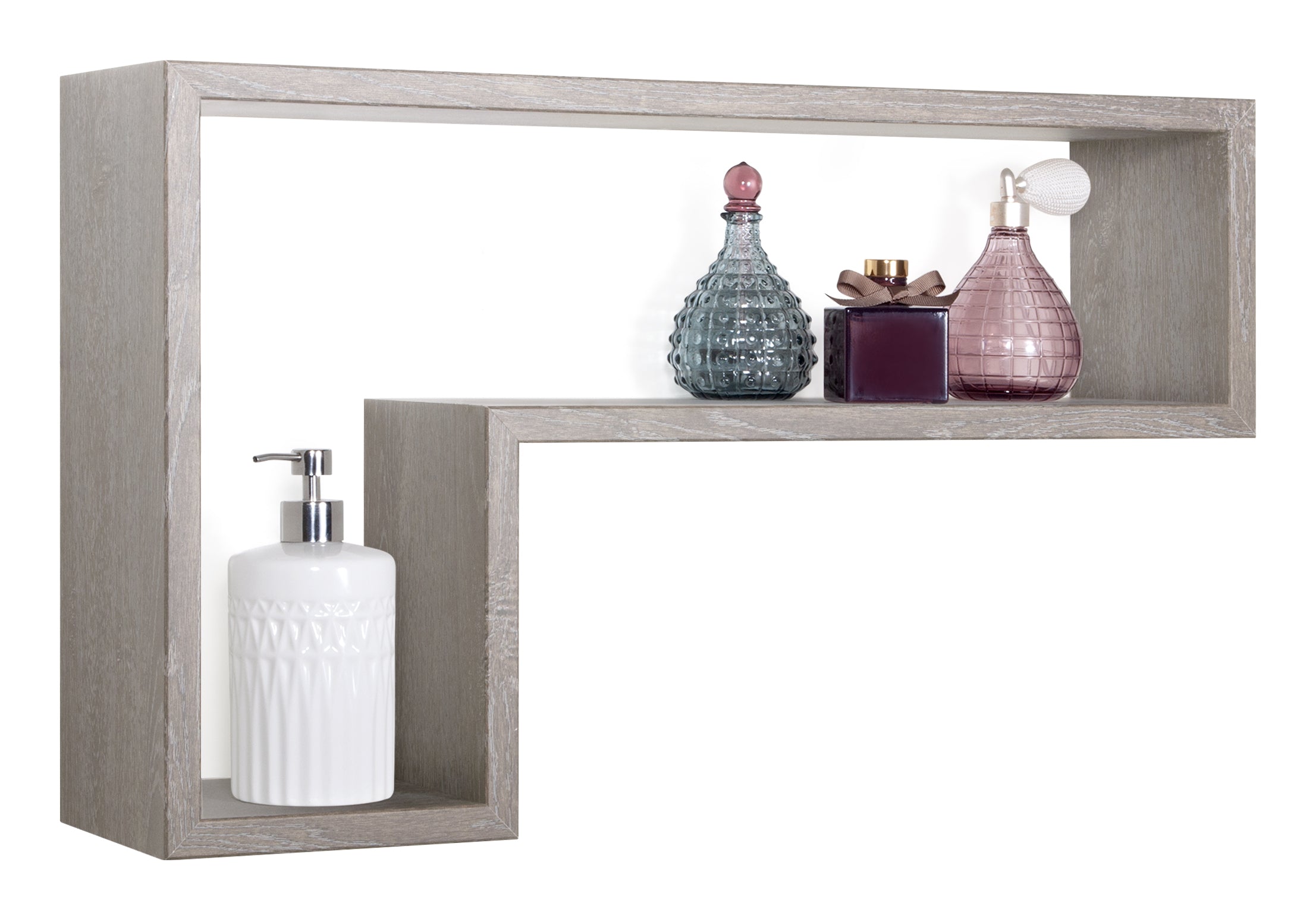 MODULARREDO Mensola da muro Lettera 61x37 p15.5 cm