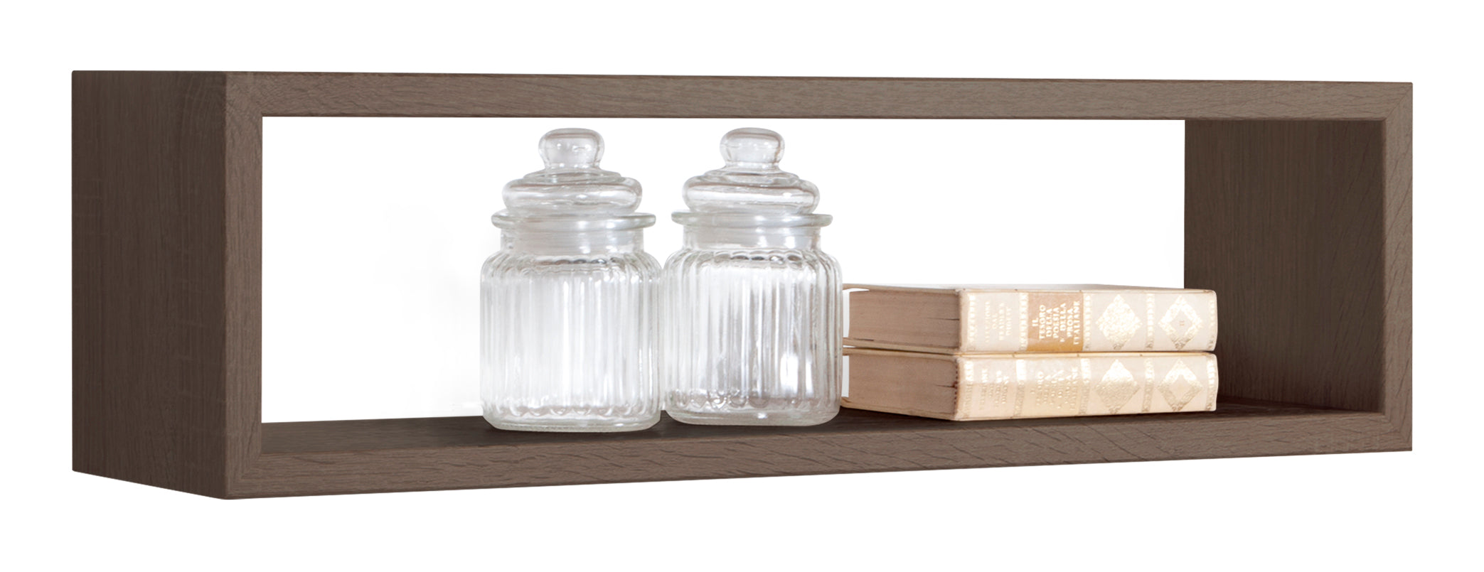 MODULARREDO Mensola da muro Regolo 60x17 p15.5 cm