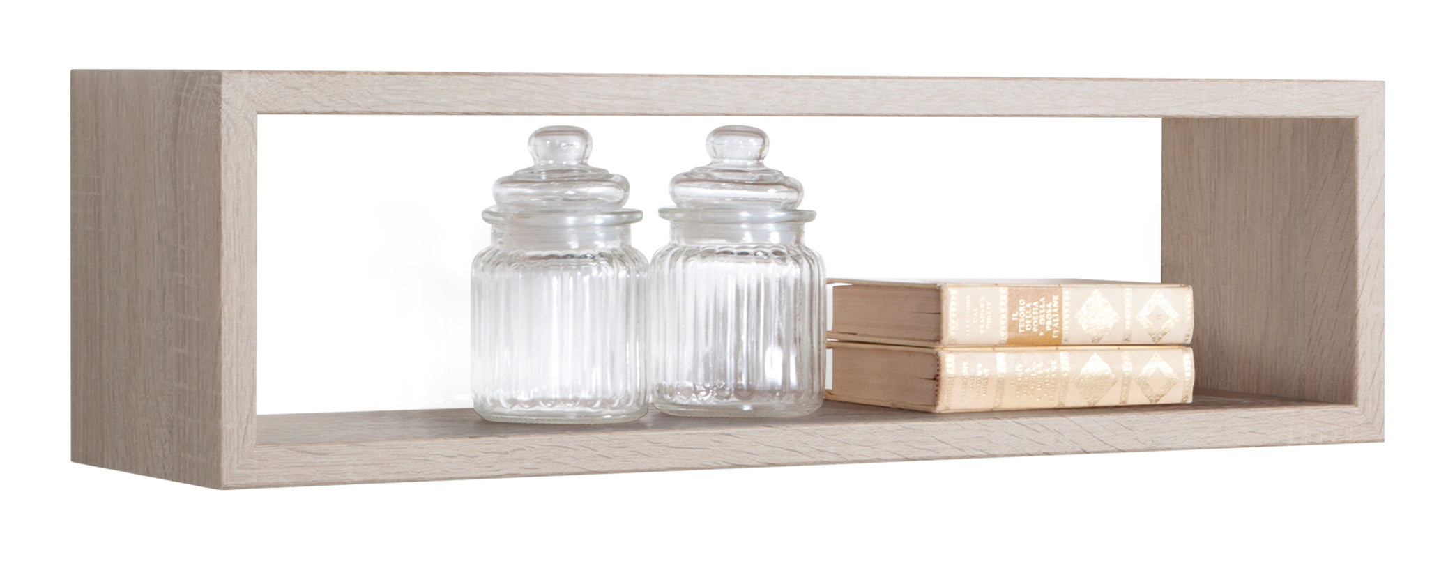 MODULARREDO Mensola da muro Regolo 60x17 p15.5 cm