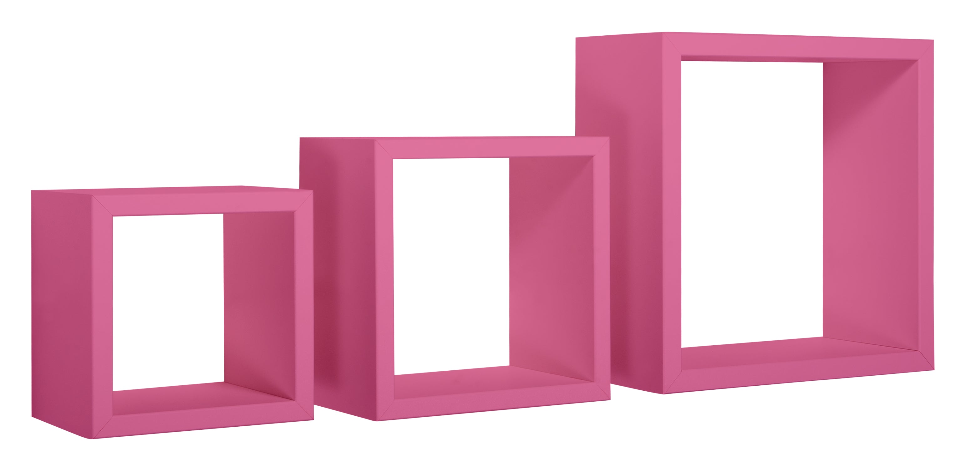 MODULARREDO Set 3 Mensole a Cubo Incubo 35cm + 30cm + 25cm
