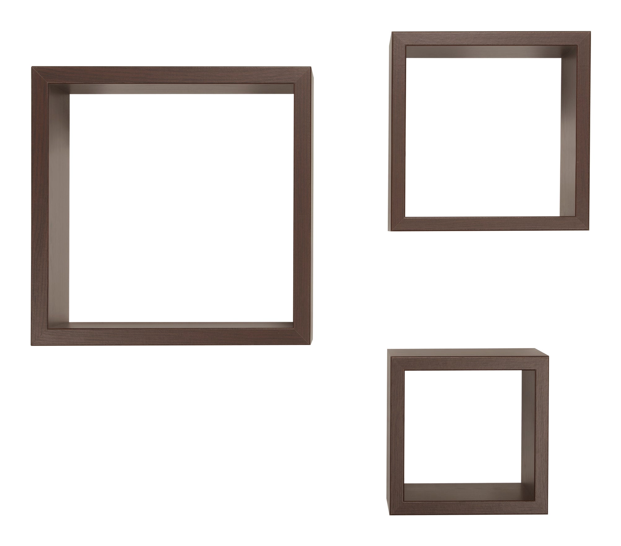 MODULARREDO Set 3 Mensole a Cubo Rubic 35cm + 25cm + 20cm