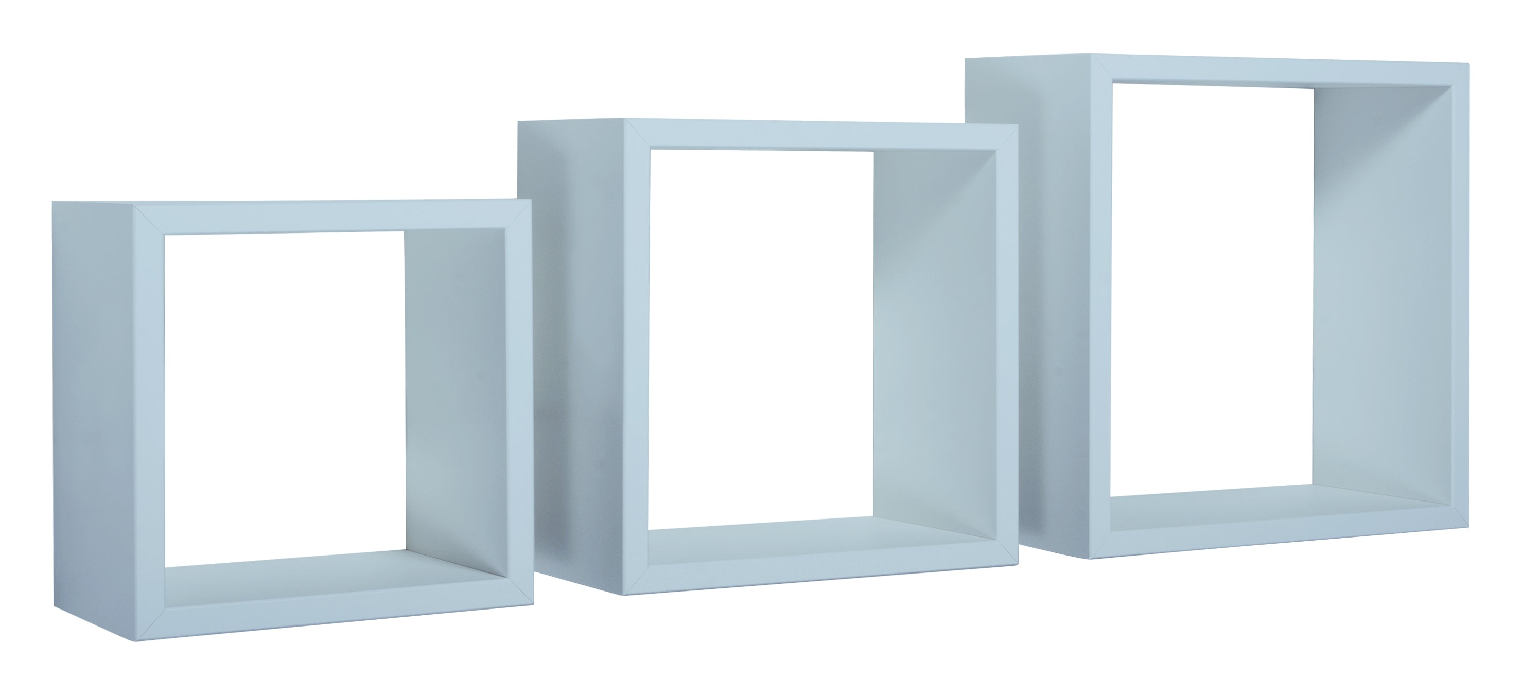 MODULARREDO Set 3 Mensole a Cubo Incubo 35cm + 30cm + 25cm