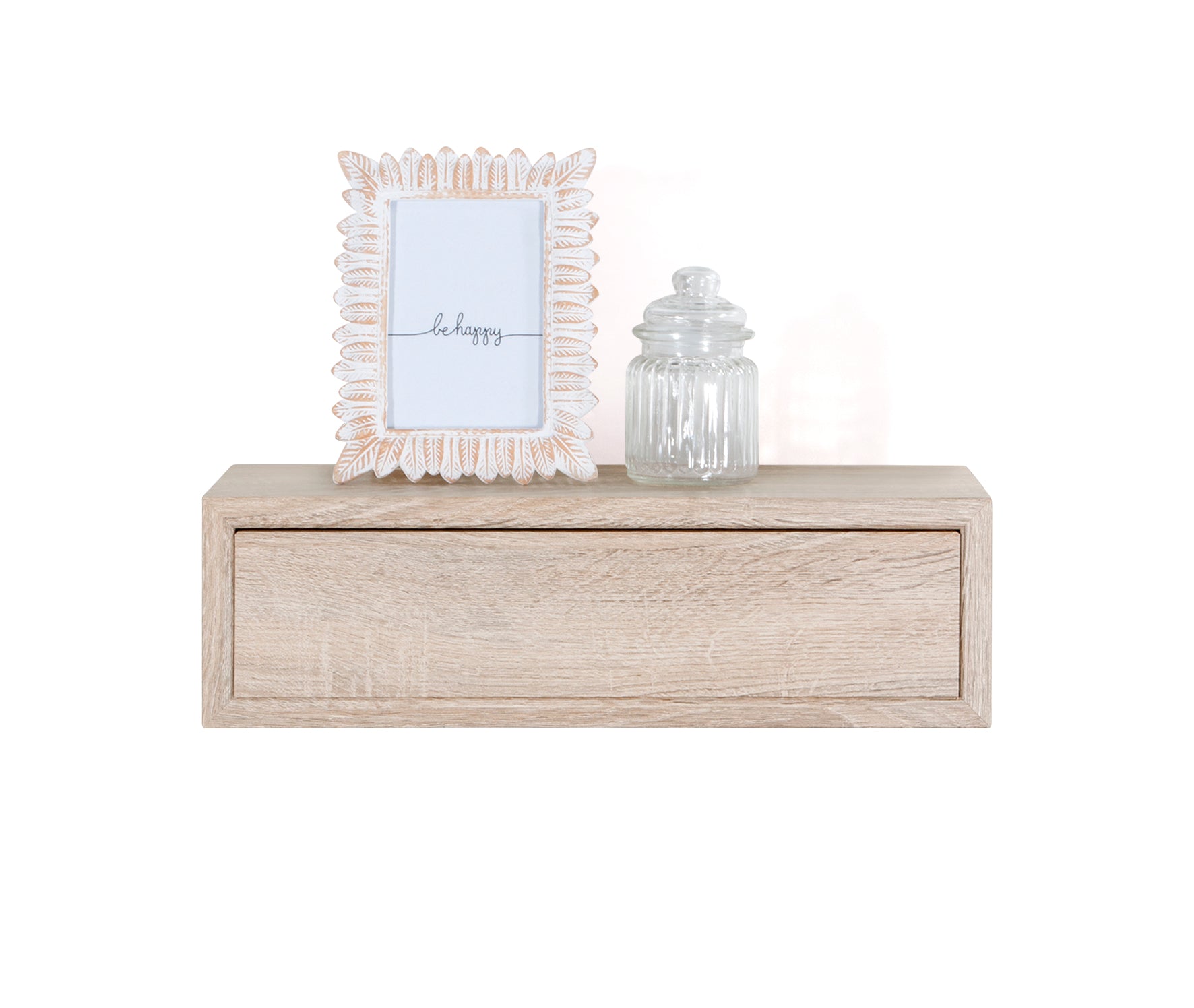 MODULARREDO Mensola da Muro con Cassetto Legolo 45x13.4 cm