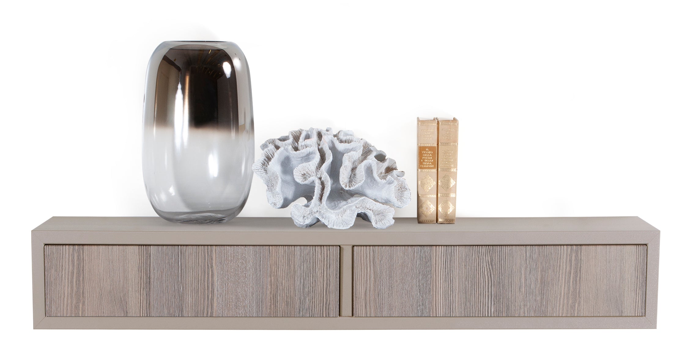 MODULARREDO Mensola da Muro con Cassetto Domino 88.2x13.4 cm