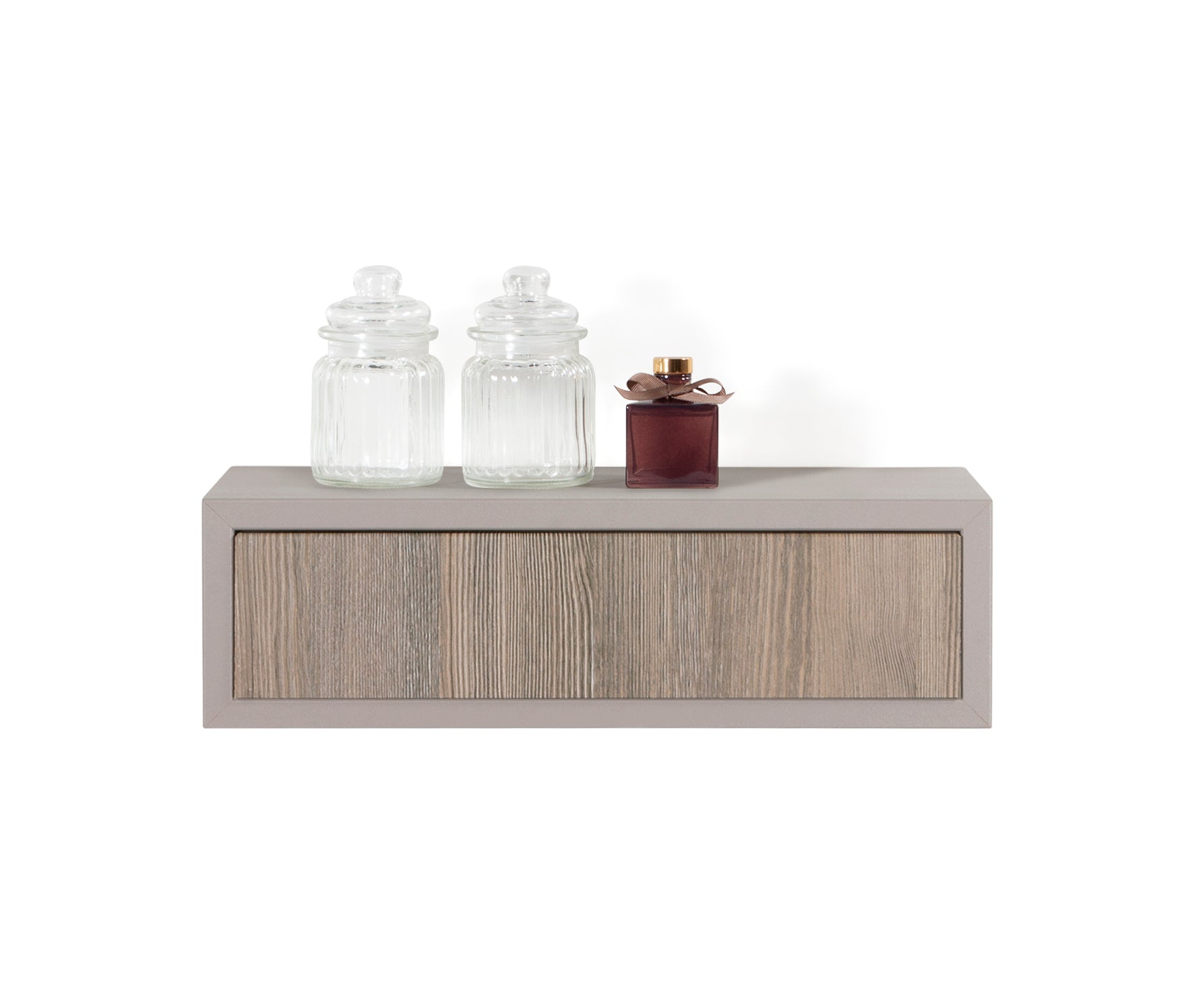 MODULARREDO Mensola da Muro con Cassetto Legolo 45x13.4 cm