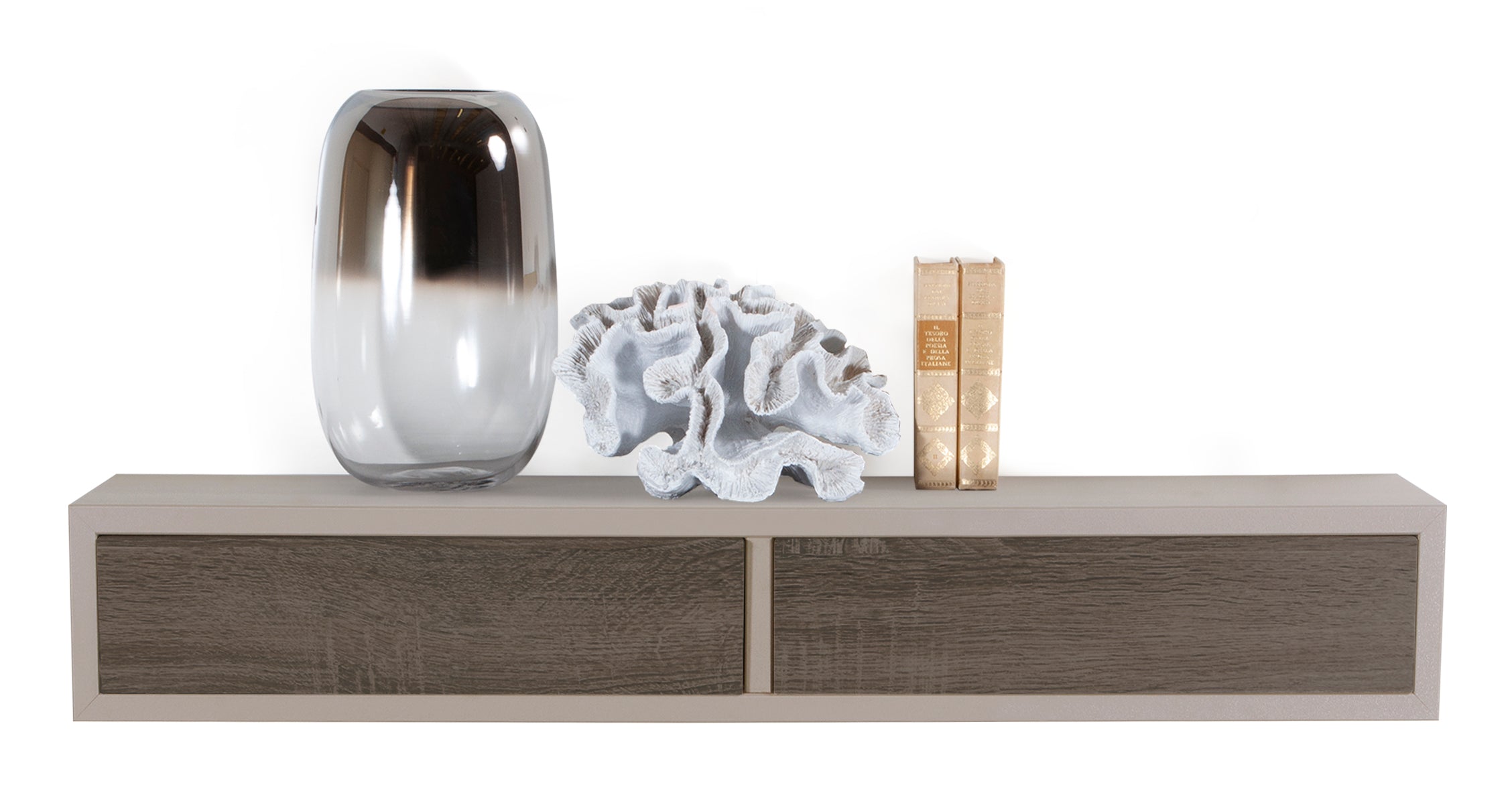 MODULARREDO Mensola da Muro con Cassetto Domino 88.2x13.4 cm
