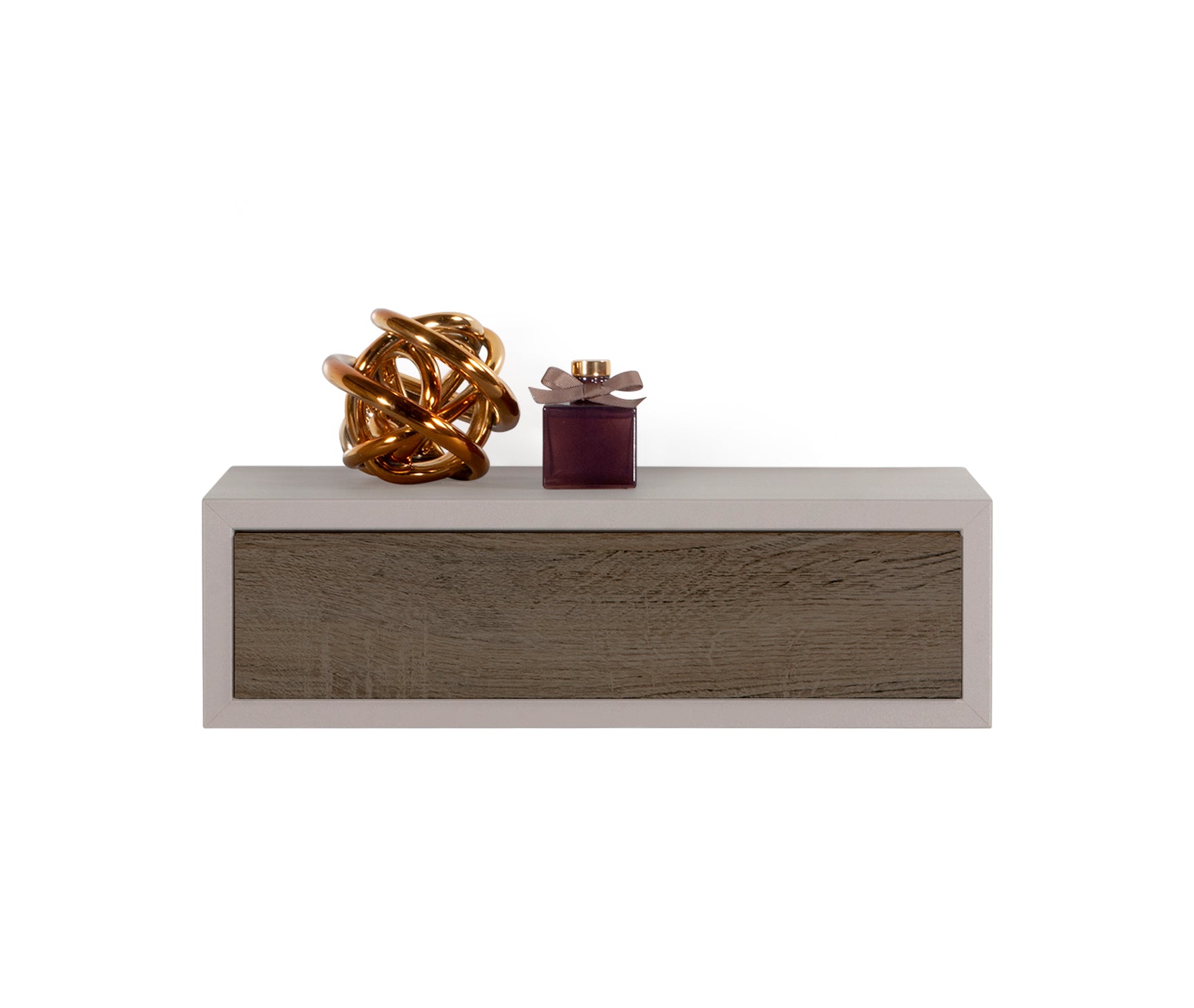 MODULARREDO Mensola da Muro con Cassetto Legolo 45x13.4 cm
