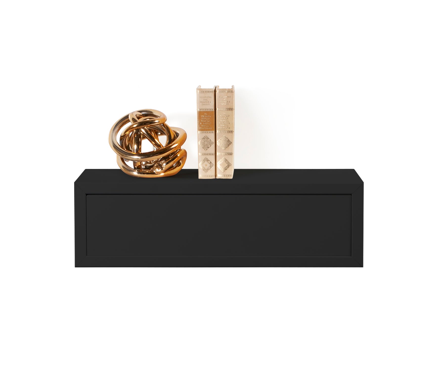 MODULARREDO Mensola da Muro con Cassetto Legolo 45x13.4 cm