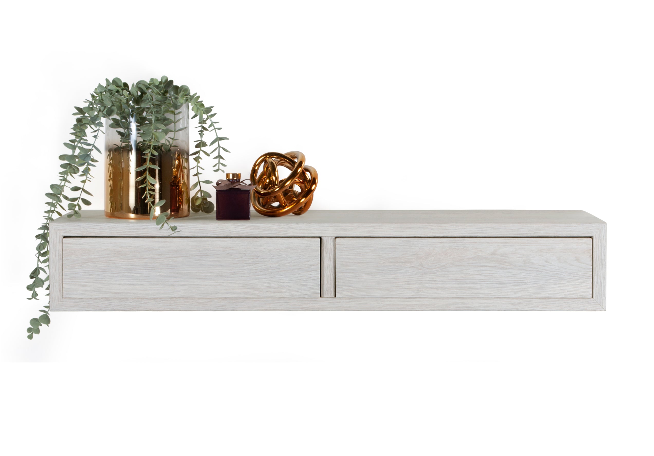 MODULARREDO Mensola da Muro con Cassetto Domino Maxi 88.2x23 cm