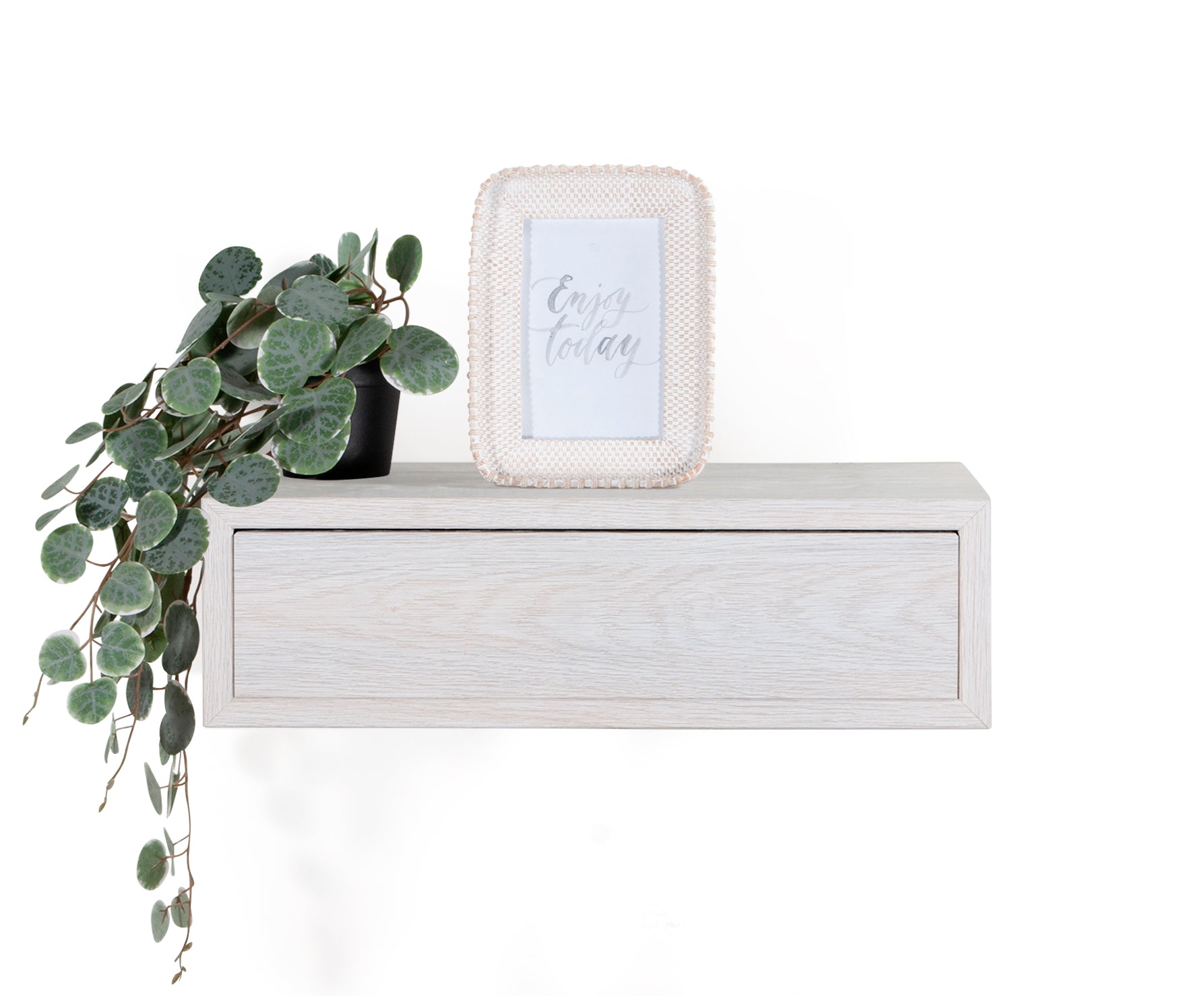 MODULARREDO Mensola da Muro con Cassetto Legolo 45x13.4 cm