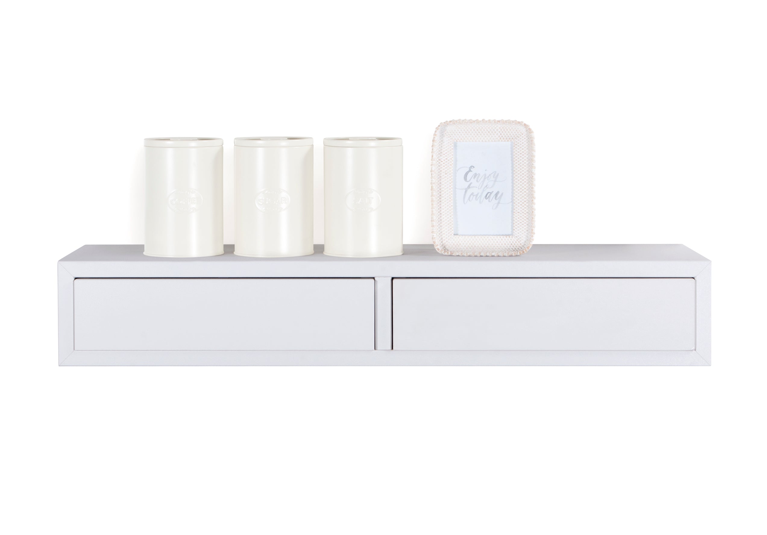 MODULARREDO Mensola da Muro con Cassetto Domino Maxi 88.2x23 cm