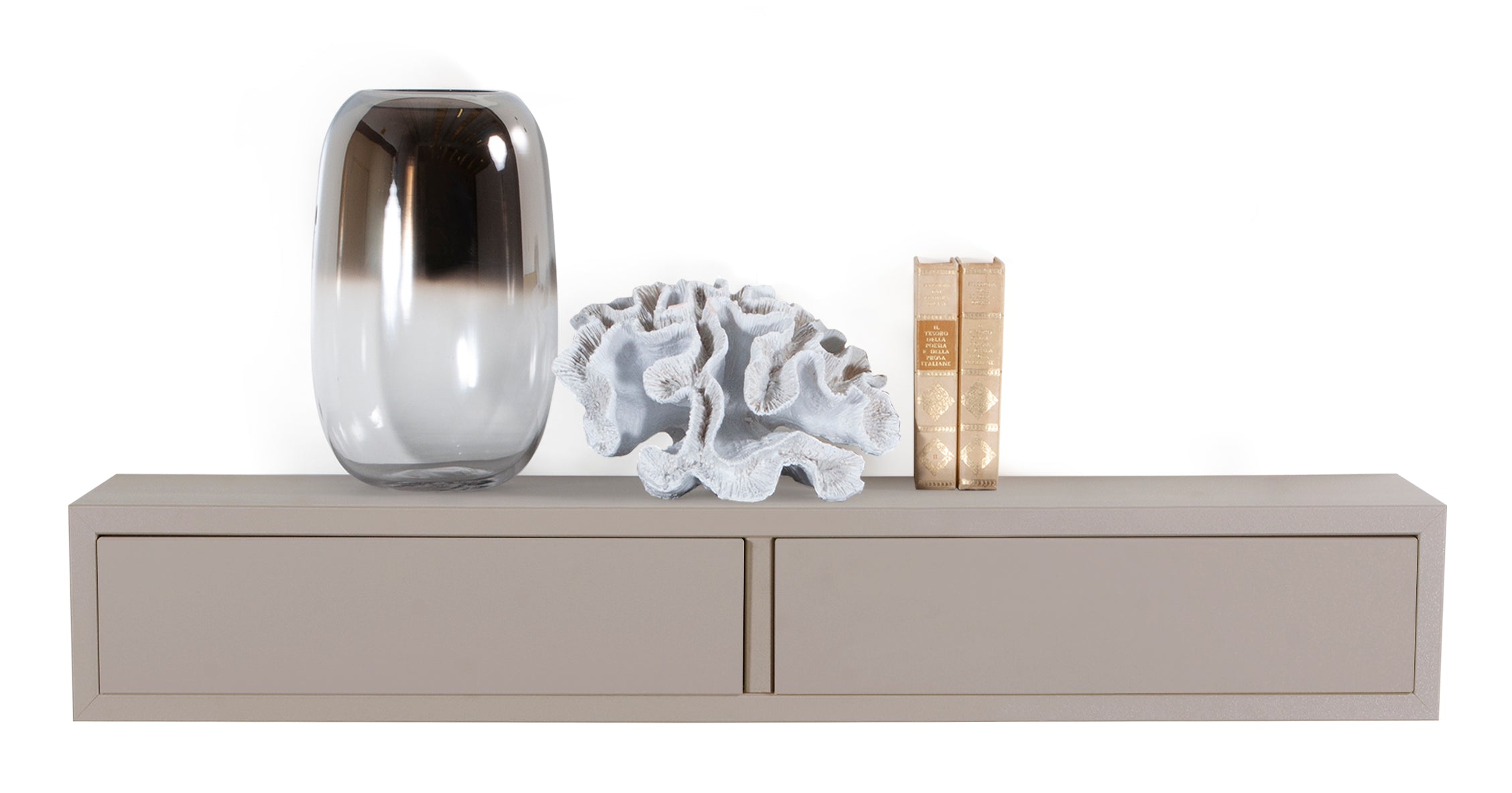 MODULARREDO Mensola da Muro con Cassetto Domino 88.2x13.4 cm