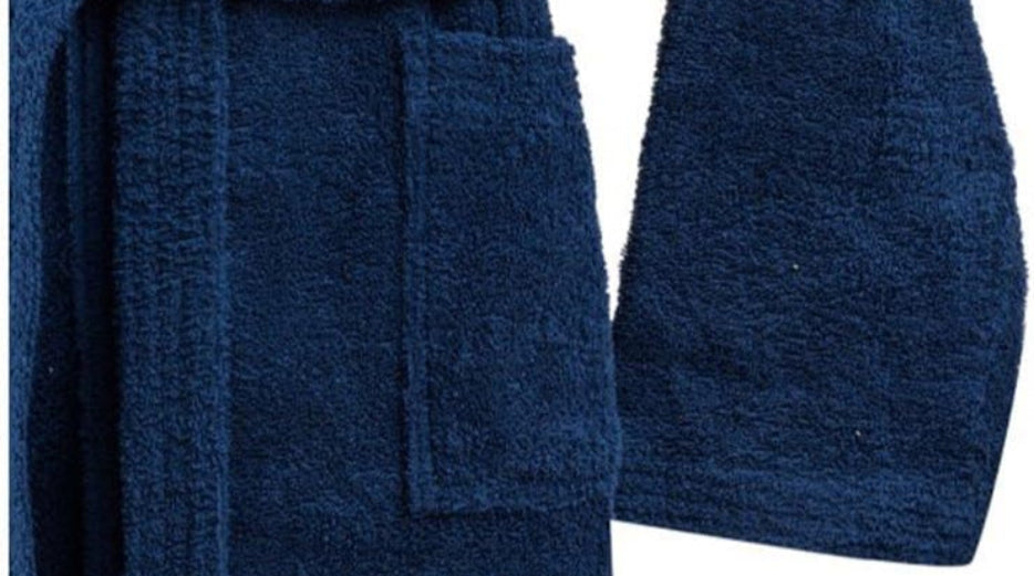 BASSETTI Accappatoio in spugna con cappuccio