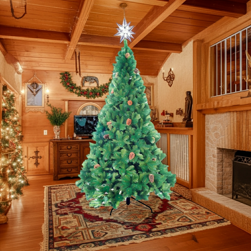 MERCURY HOME Albero di Natale Claviere con pigne h.300 cm