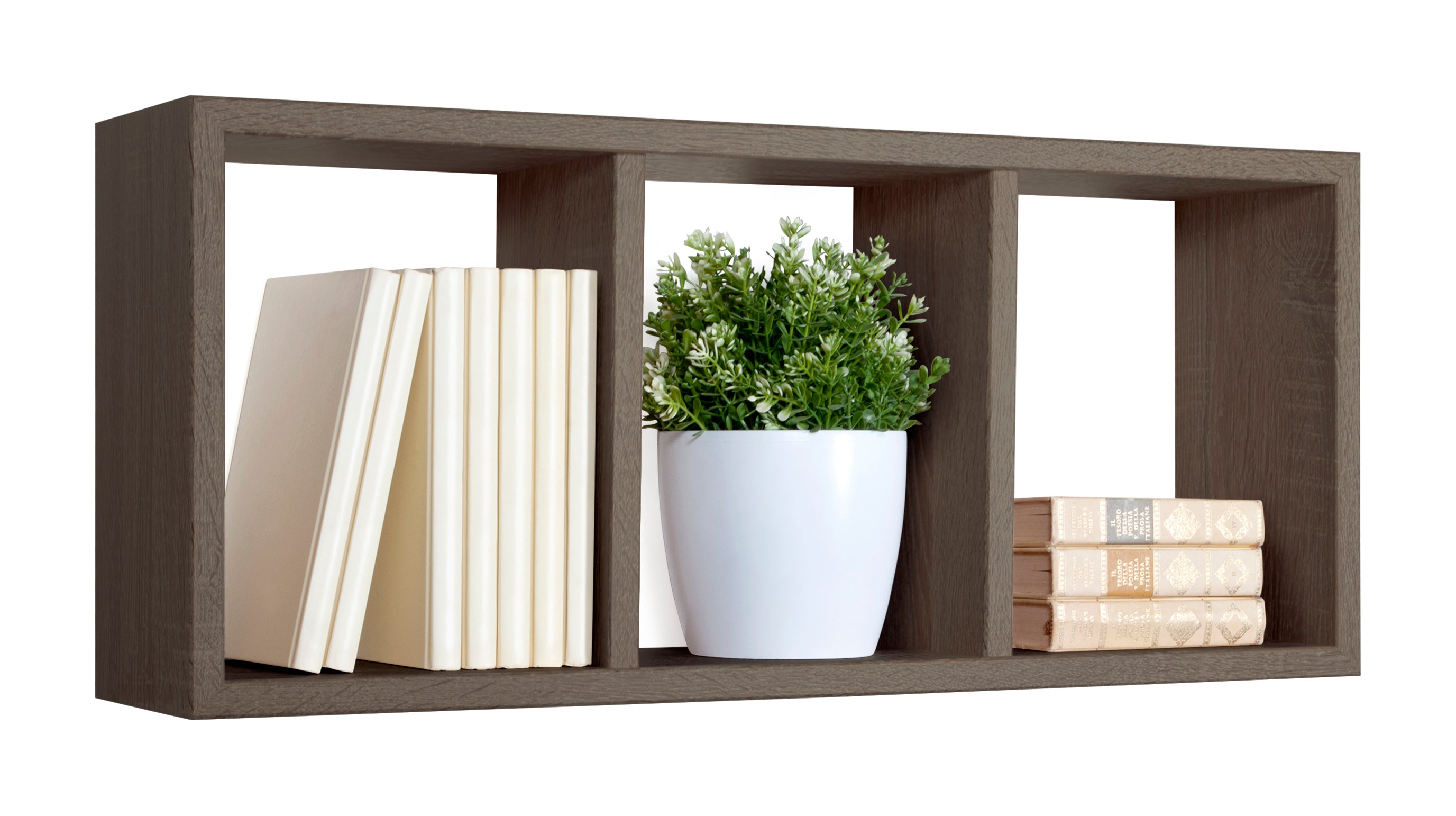 MODULARREDO Mensola a Cubo Rettangolare Tristano 70x30 p15.5 cm