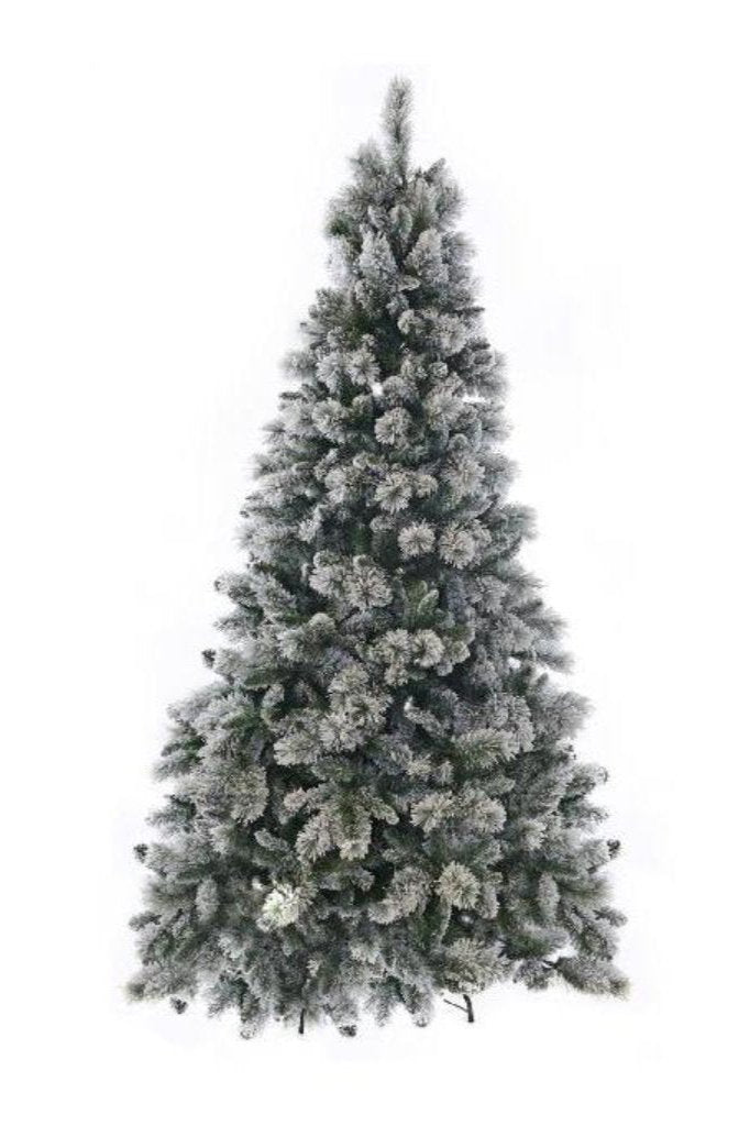 MERCURY HOME Albero di Natale innevato Canada h.210 cm