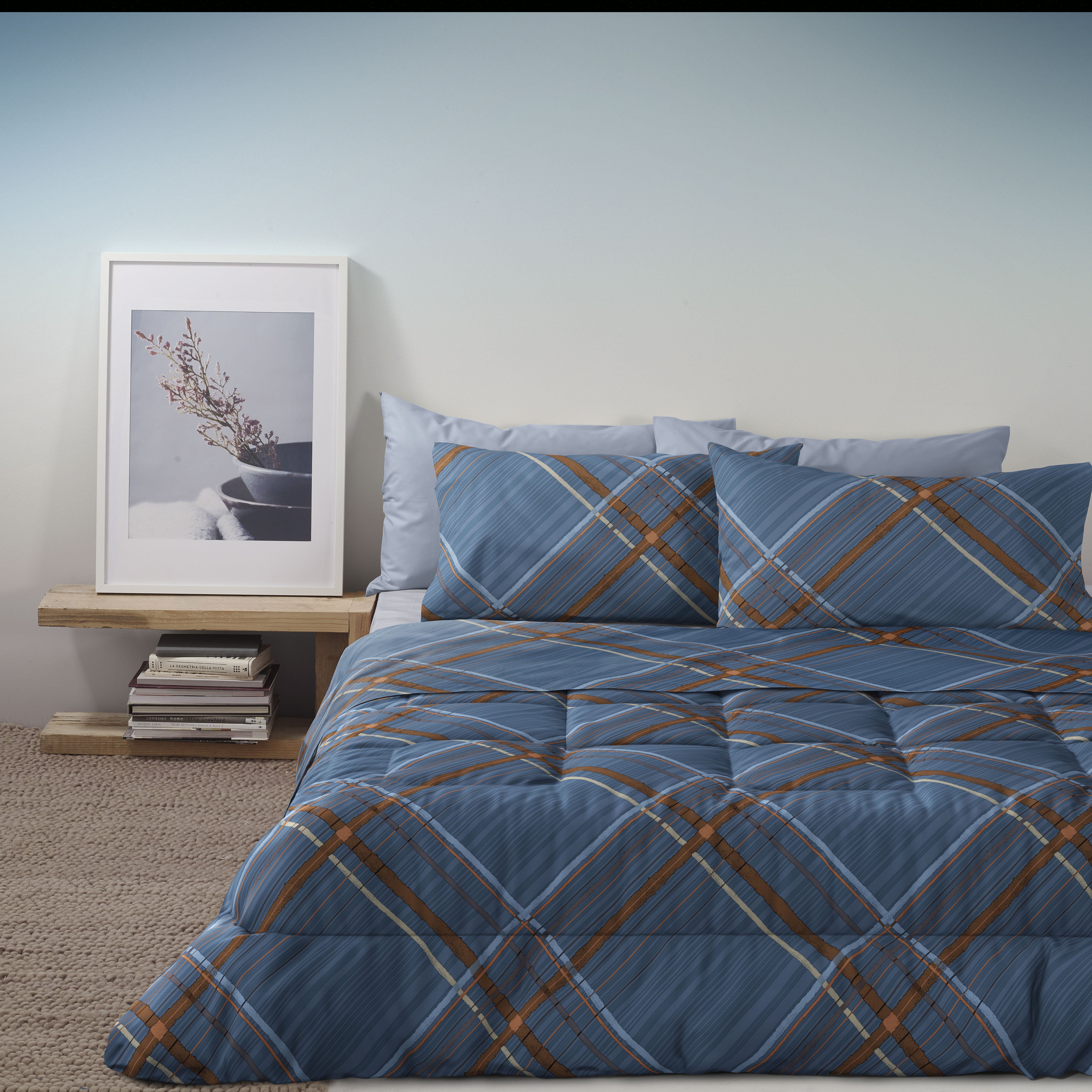 BASSETTI Completo letto una piazza e mezza British jeans