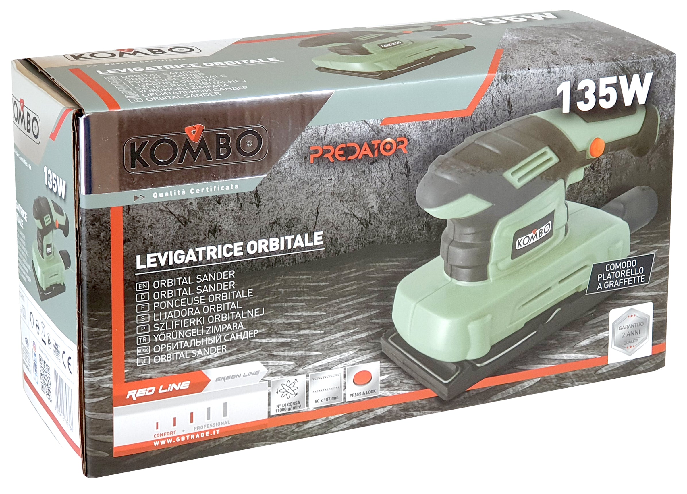 KOMBO Levigatrice orbitale 135W