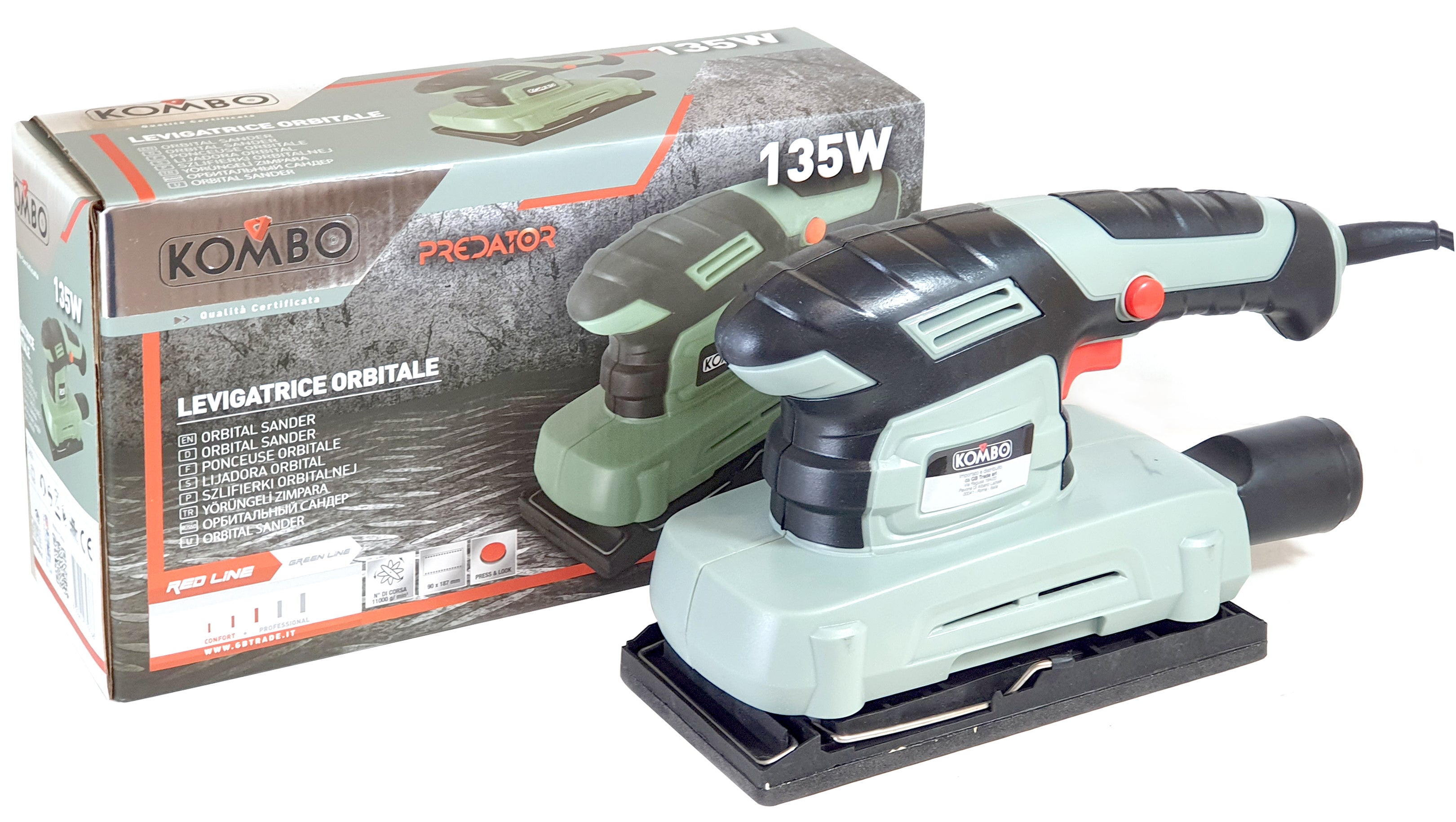 KOMBO Levigatrice orbitale 135W
