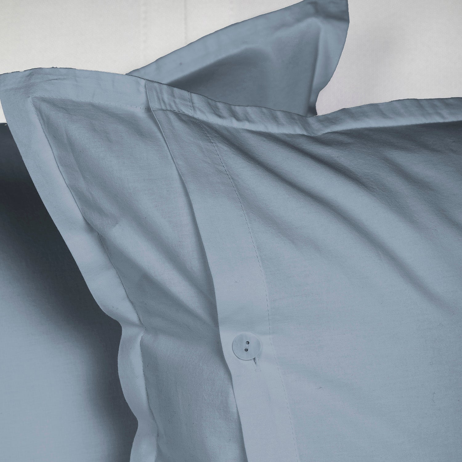 UNO DESIGN Sacco Copripiumino Matrimoniale/Singolo in Puro Cotone Garment Washed_No-Stiro