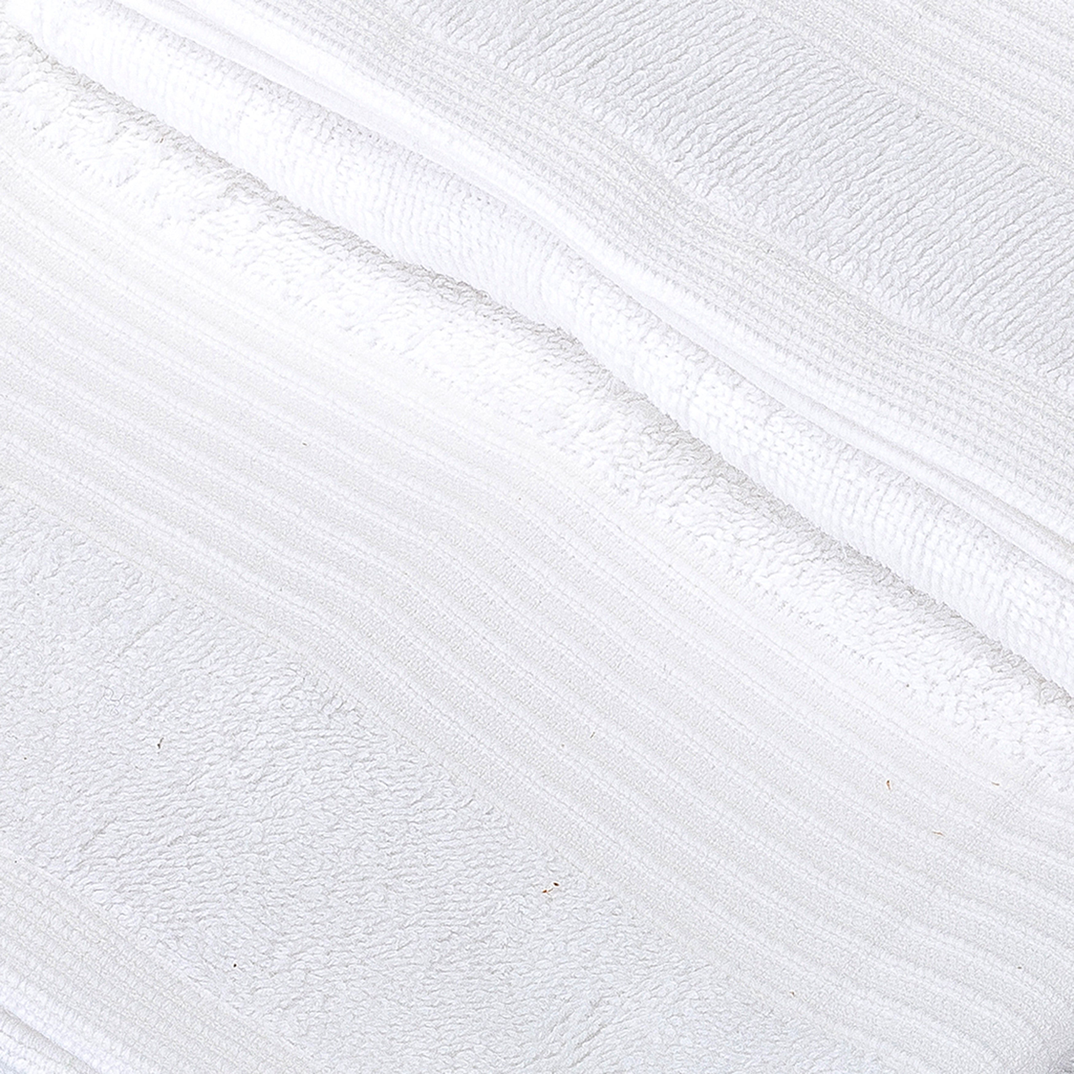 UNO DESIGN Coppia Asciugamano + Ospite Julia in Spugna di Puro Cotone 500 gr/mq