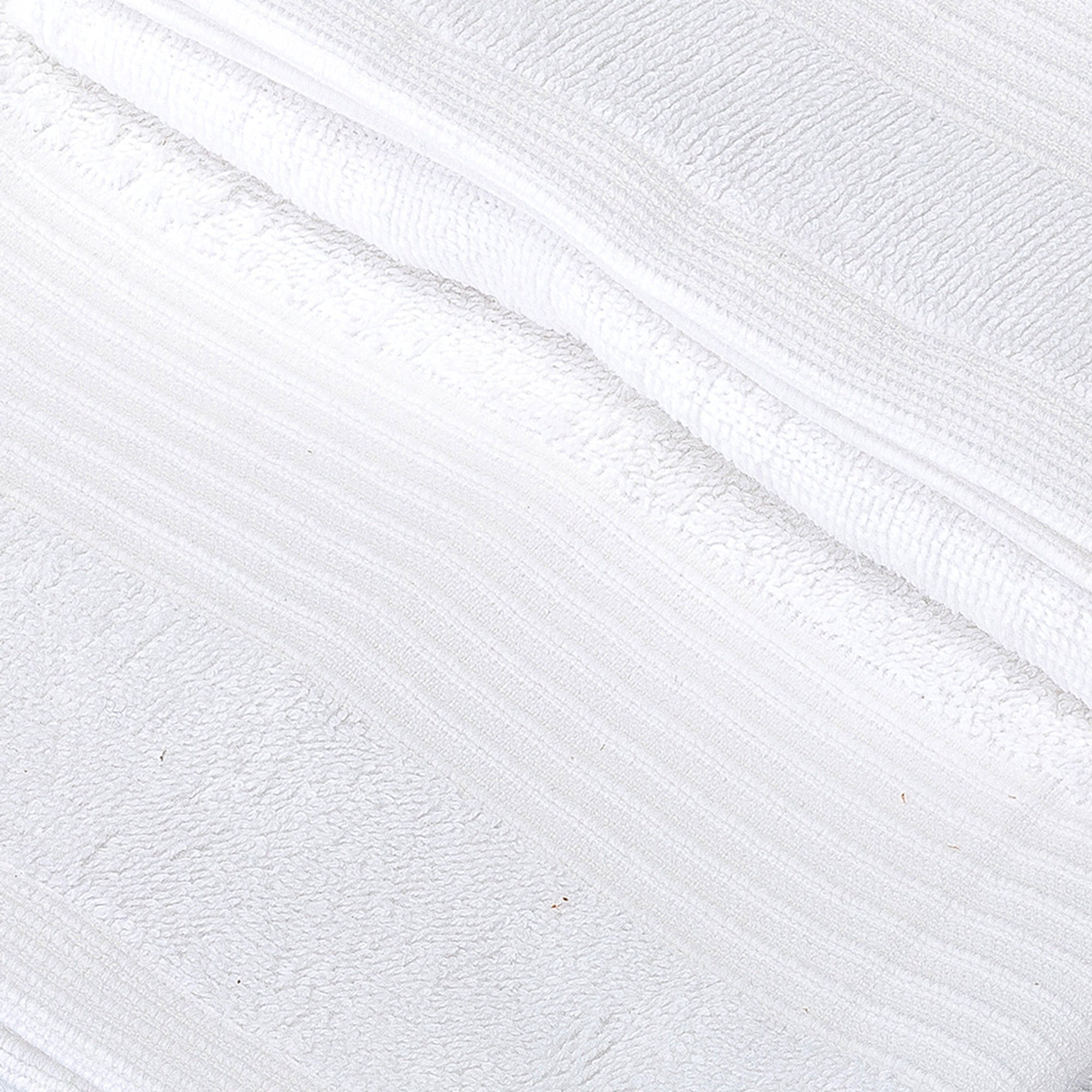 UNO DESIGN Coppia Asciugamano + Ospite Julia in Spugna di Puro Cotone 500 gr/mq