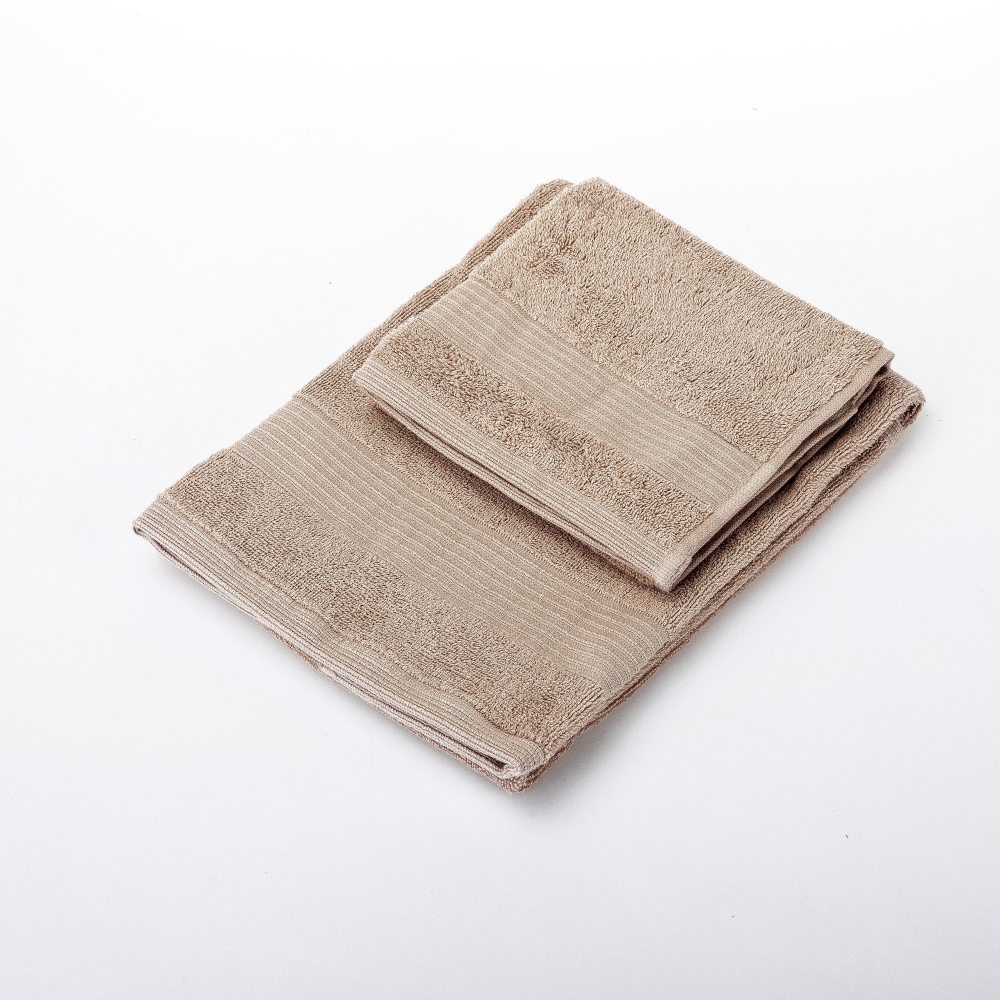 UNO DESIGN Coppia Asciugamano + Ospite Julia in Spugna di Puro Cotone 500 gr/mq