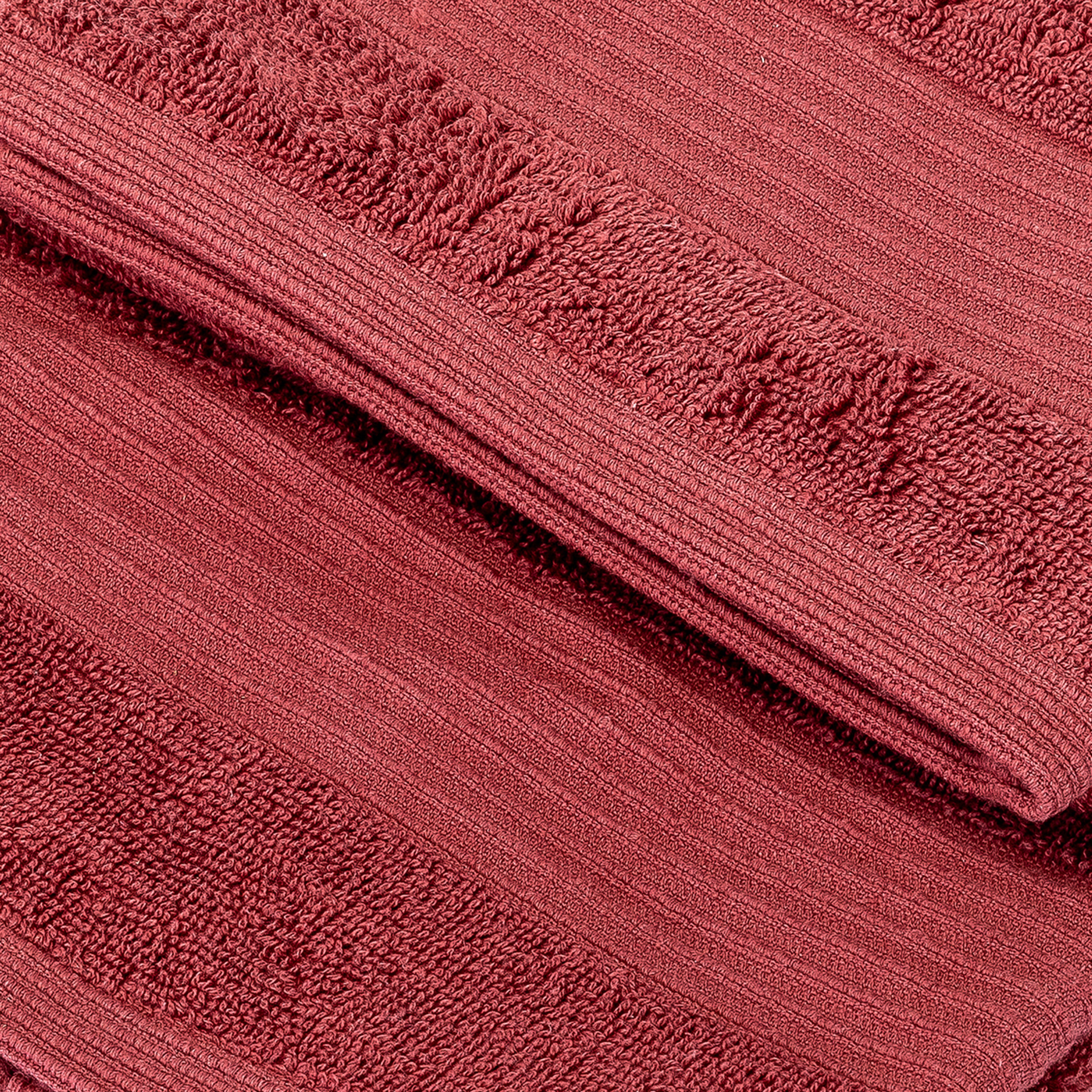 UNO DESIGN Coppia Asciugamano + Ospite Julia in Spugna di Puro Cotone 500 gr/mq