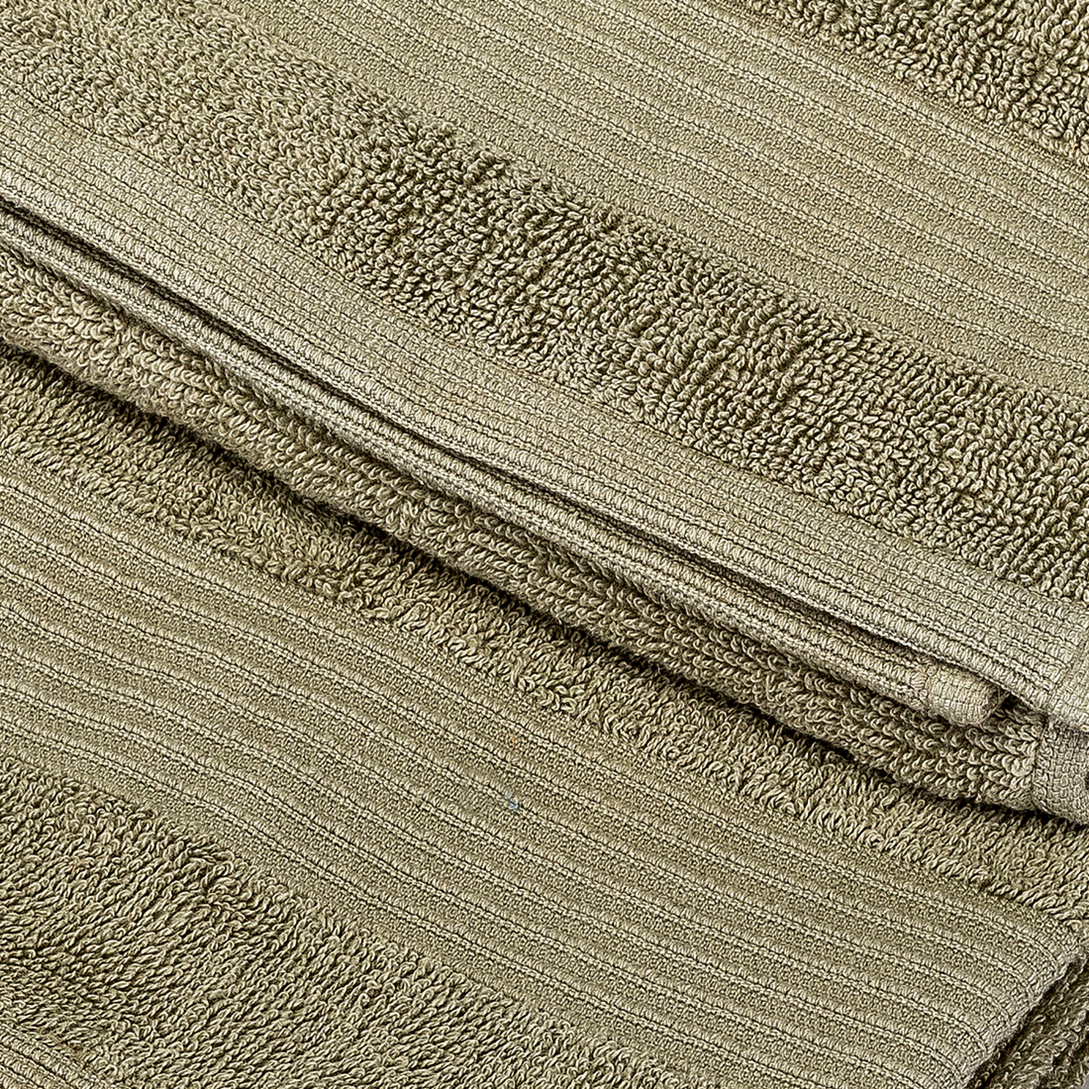 UNO DESIGN Coppia Asciugamano + Ospite Julia in Spugna di Puro Cotone 500 gr/mq