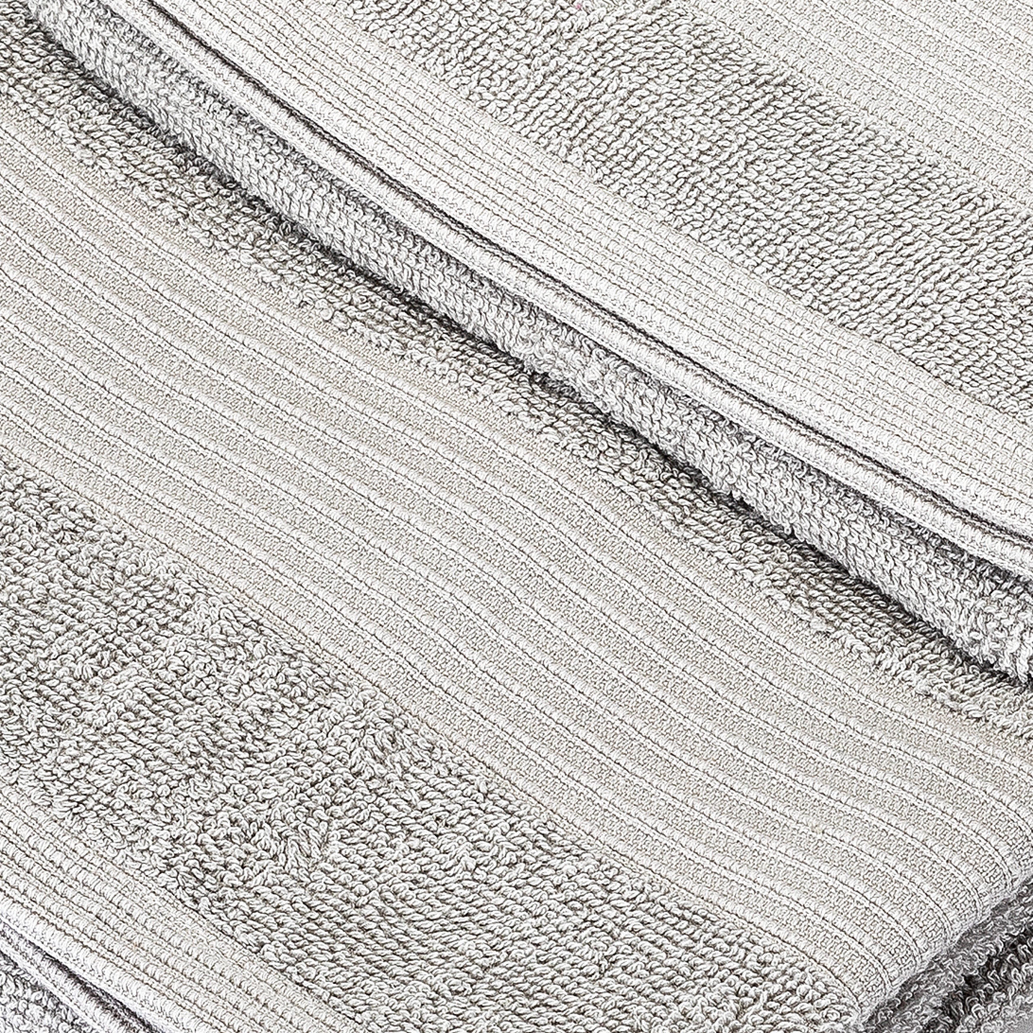 UNO DESIGN Coppia Asciugamano + Ospite Julia in Spugna di Puro Cotone 500 gr/mq