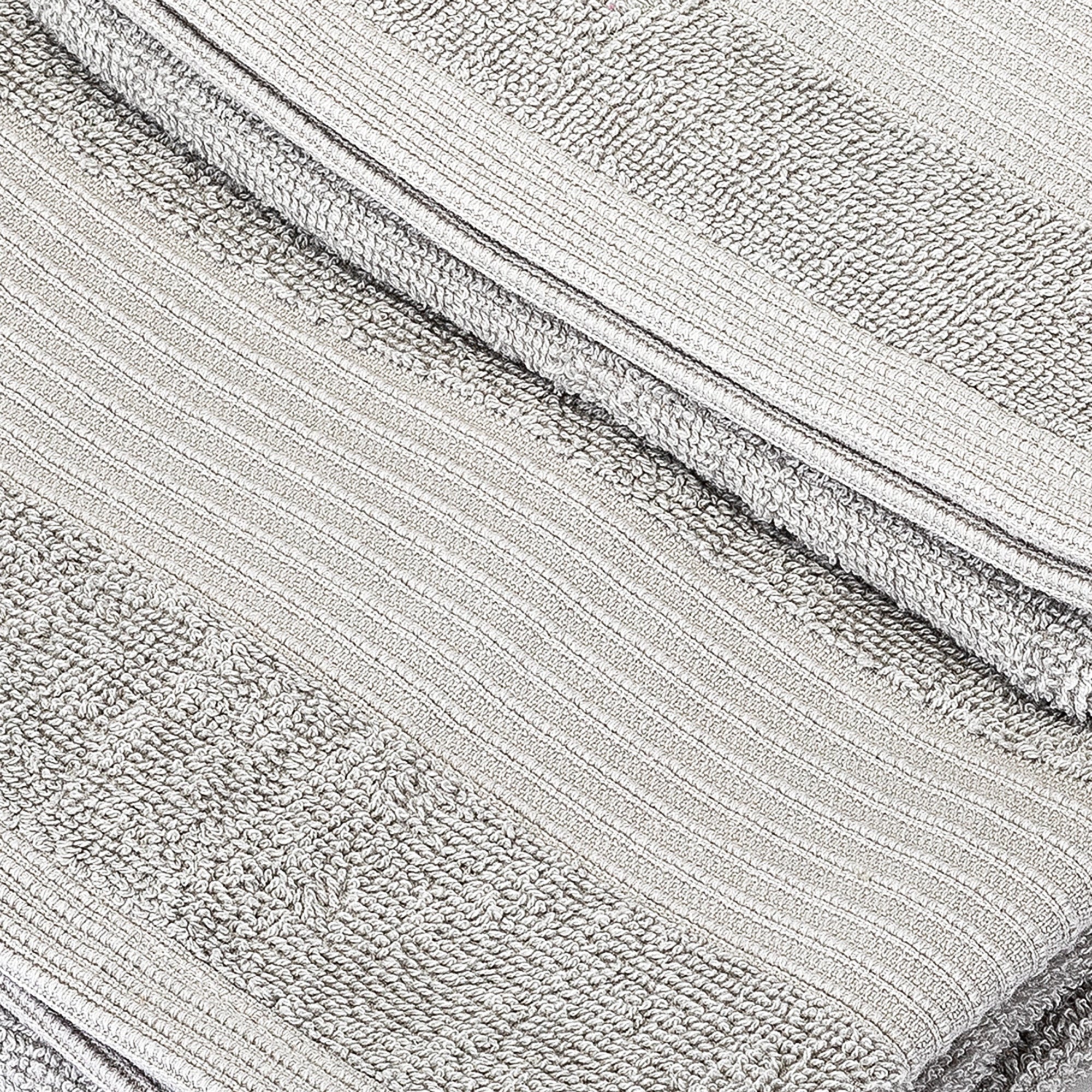 UNO DESIGN Coppia Asciugamano + Ospite Julia in Spugna di Puro Cotone 500 gr/mq