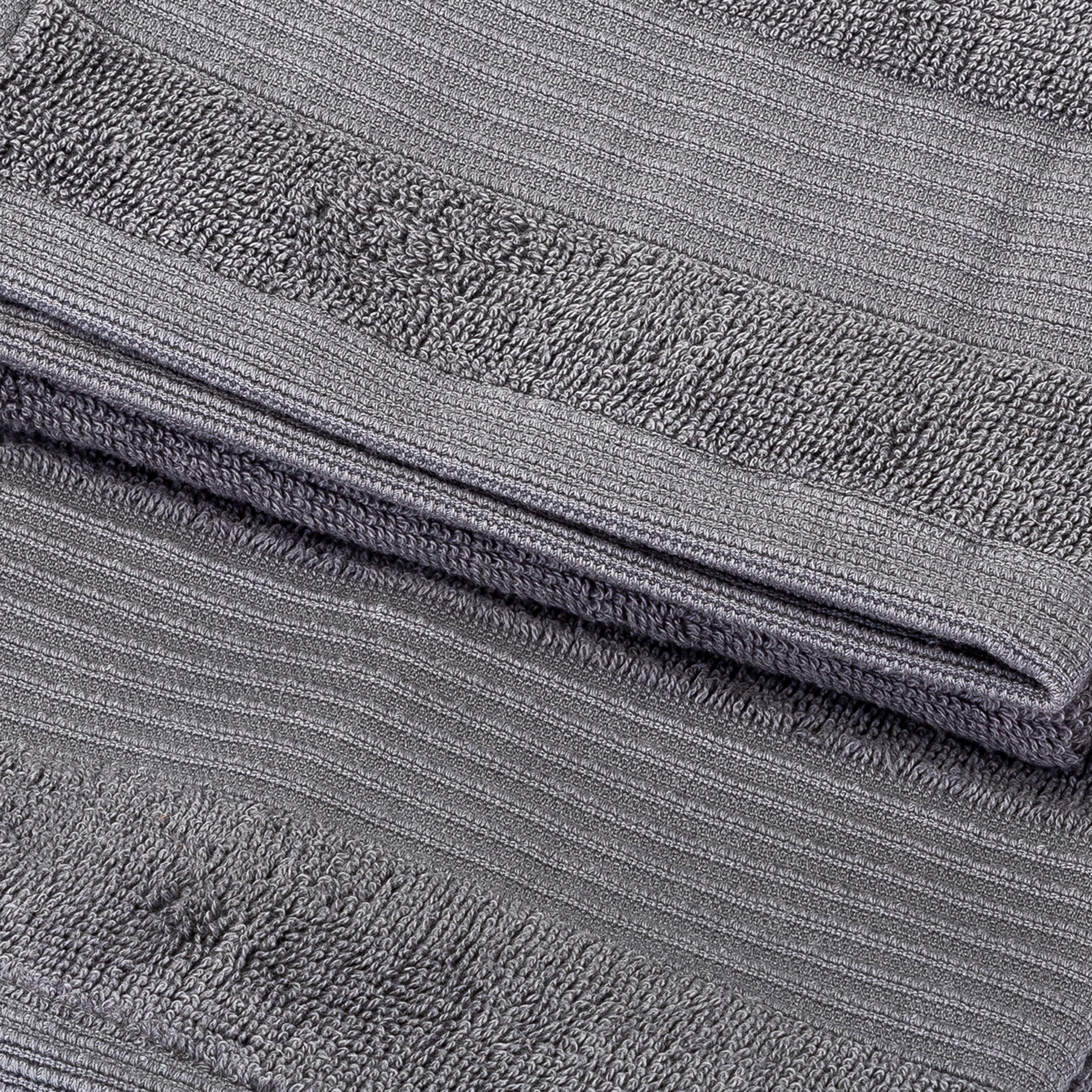 UNO DESIGN Coppia Asciugamano + Ospite Julia in Spugna di Puro Cotone 500 gr/mq