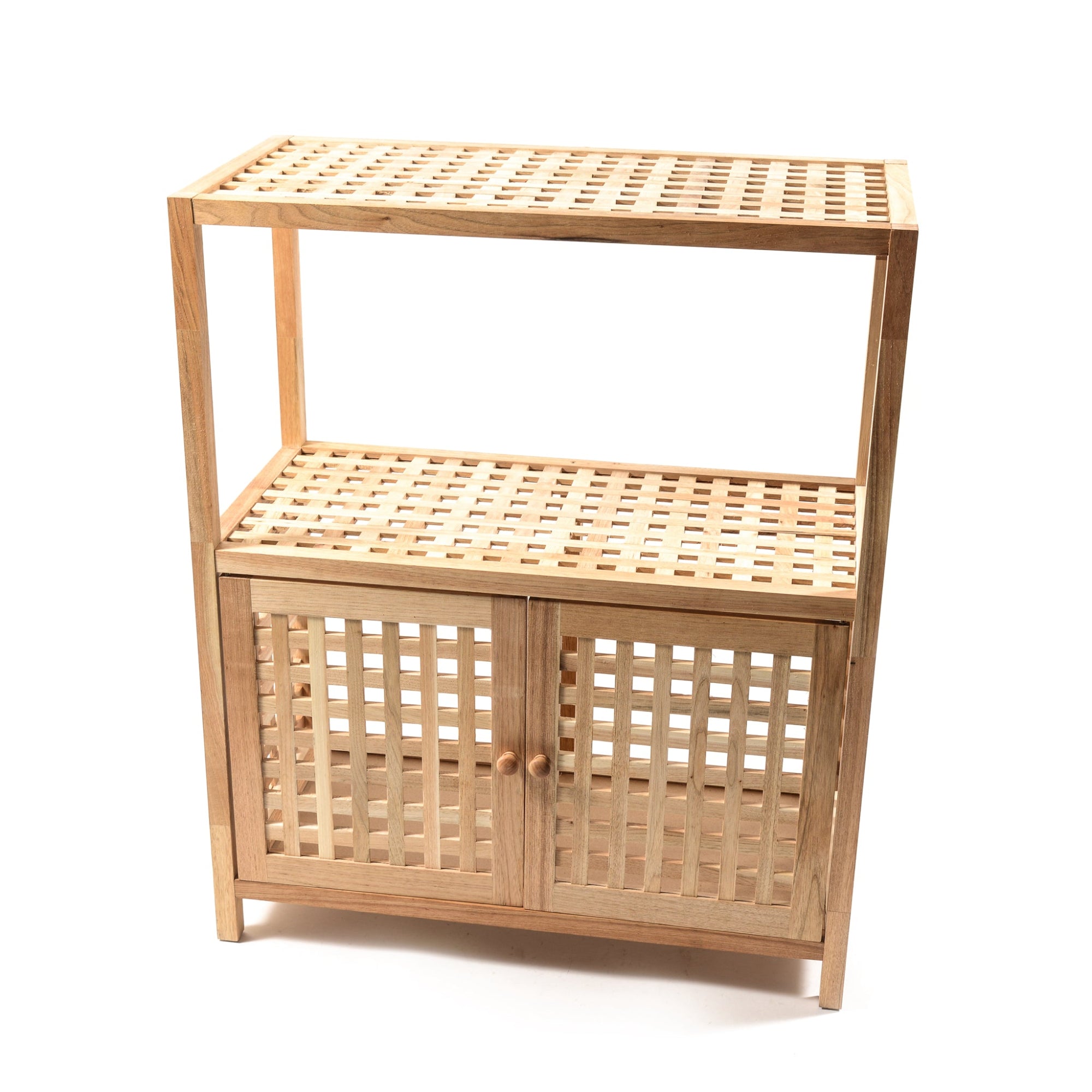 MERCURY HOME Mobile in legno con 2 sportelli e ripiano