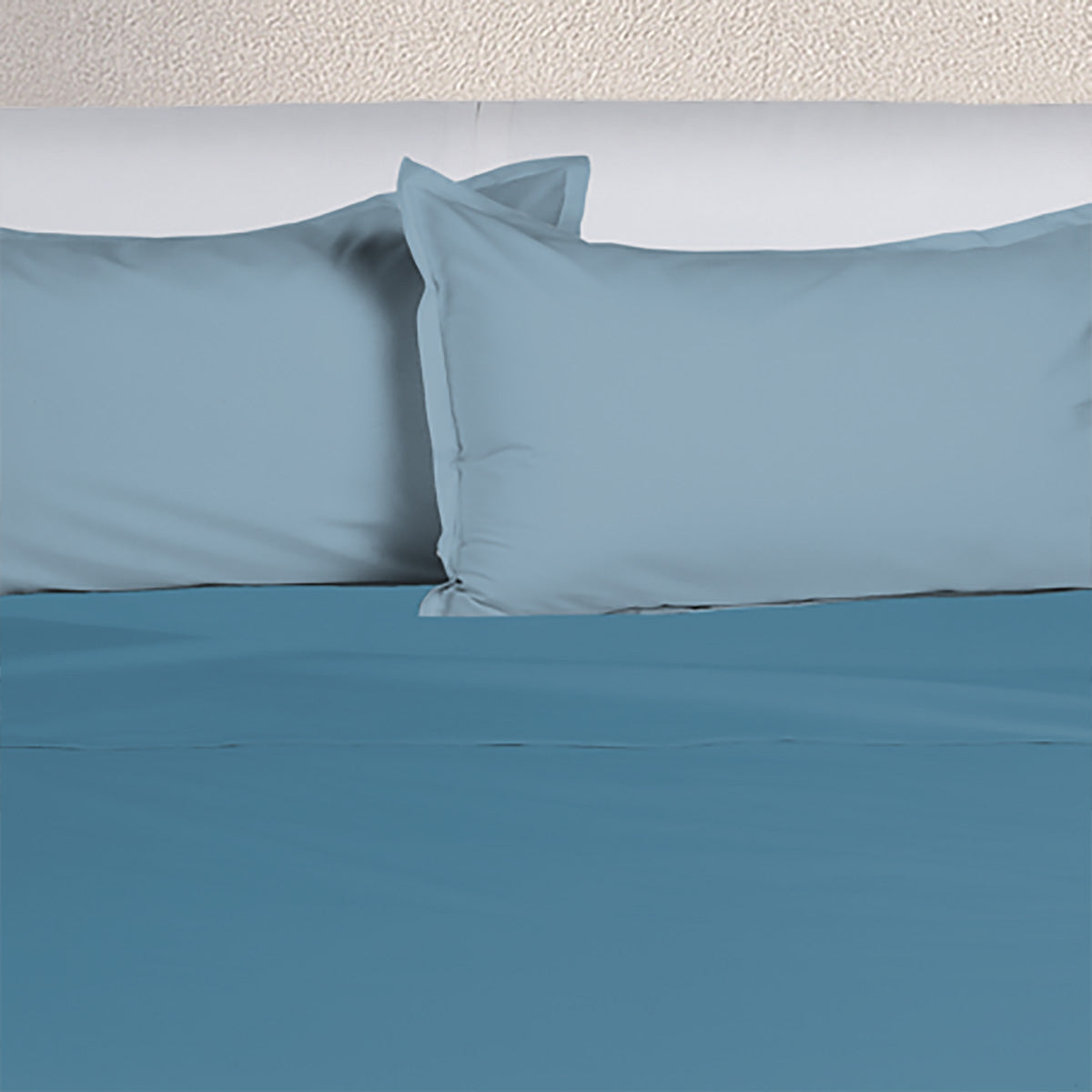 UNO DESIGN Completo Letto Bice 25 Bicolor in Puro Cotone