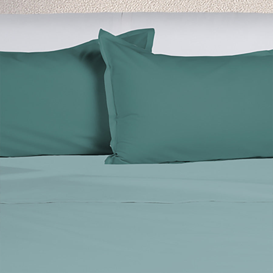 UNO DESIGN Completo Letto Bice 25 Bicolor in Puro Cotone