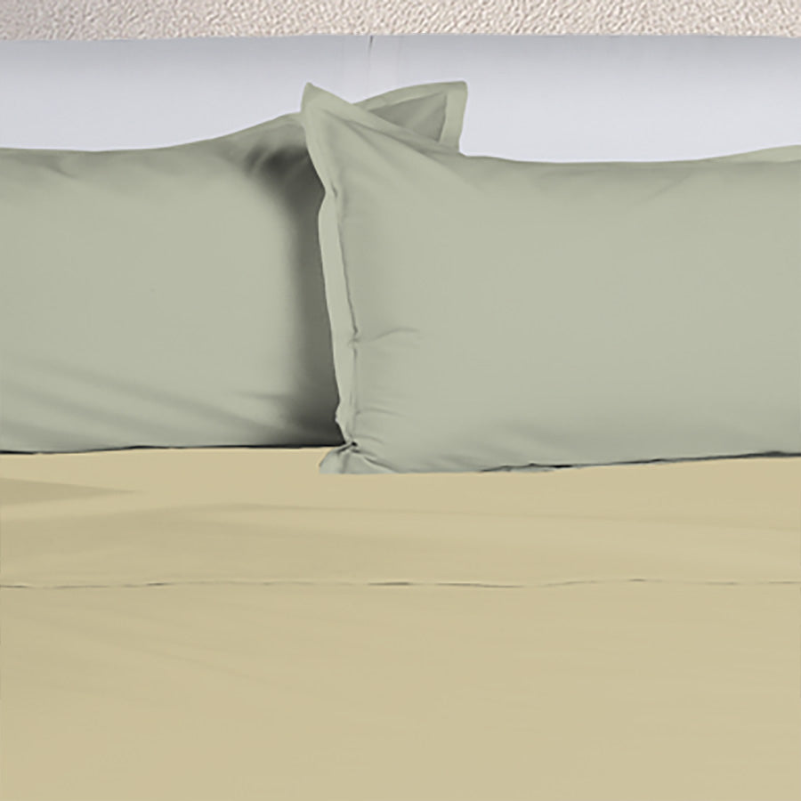 UNO DESIGN Completo Letto Bice 25 Bicolor in Puro Cotone