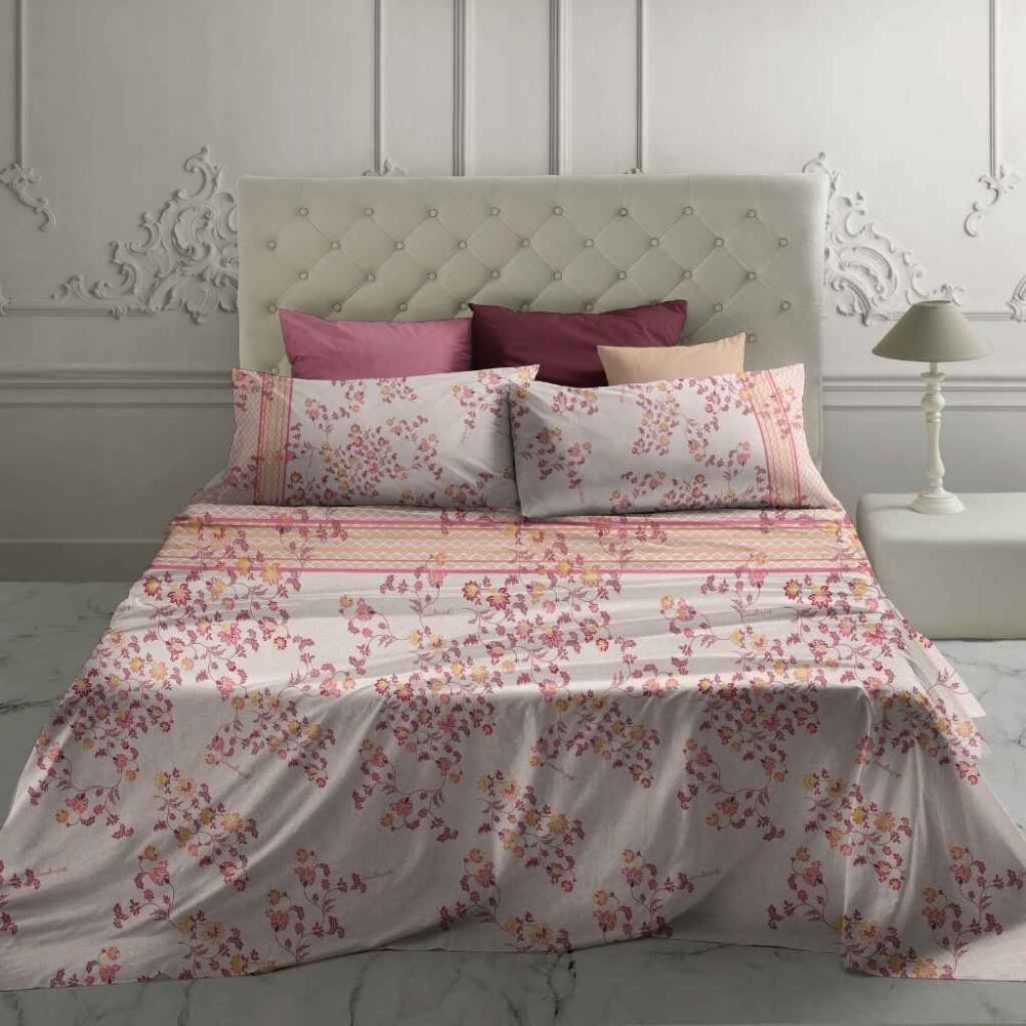LAURA BIAGIOTTI Completo Letto Matrimoniali in Percalle Stampato