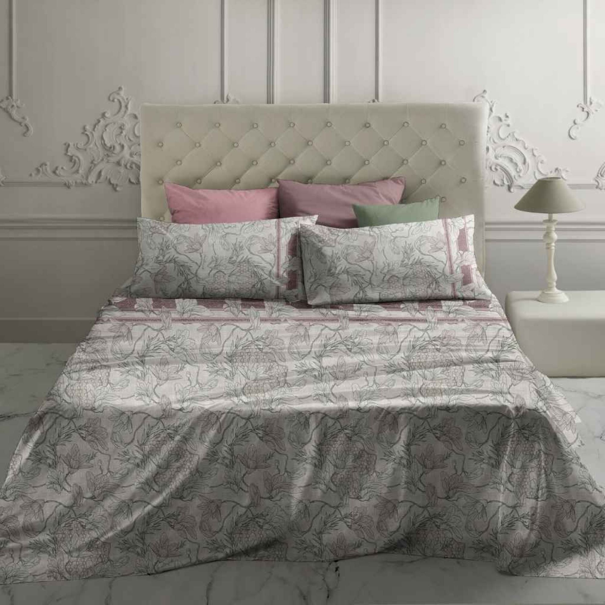 LAURA BIAGIOTTI Completo Letto Matrimoniali in Percalle Stampato