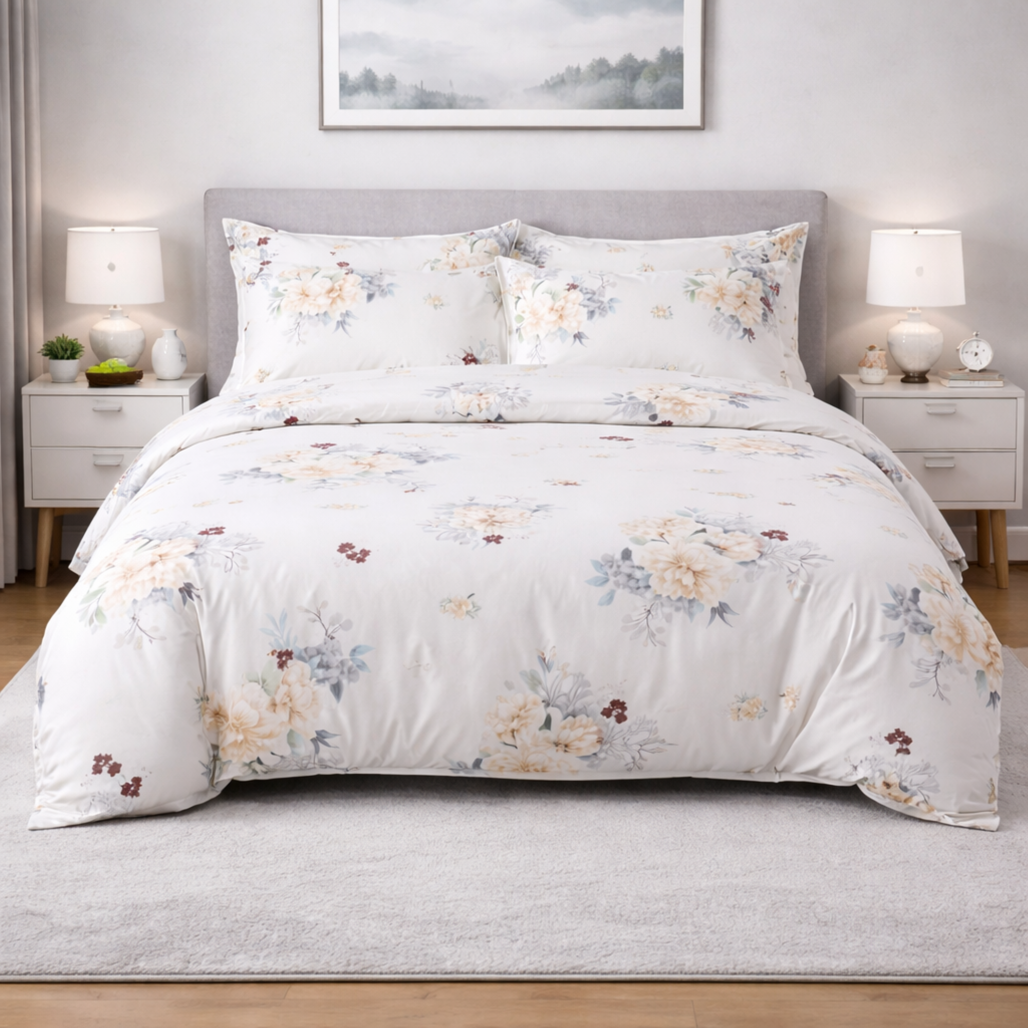 LAURA BIAGIOTTI Completo Letto Matrimoniali in Percalle Stampato