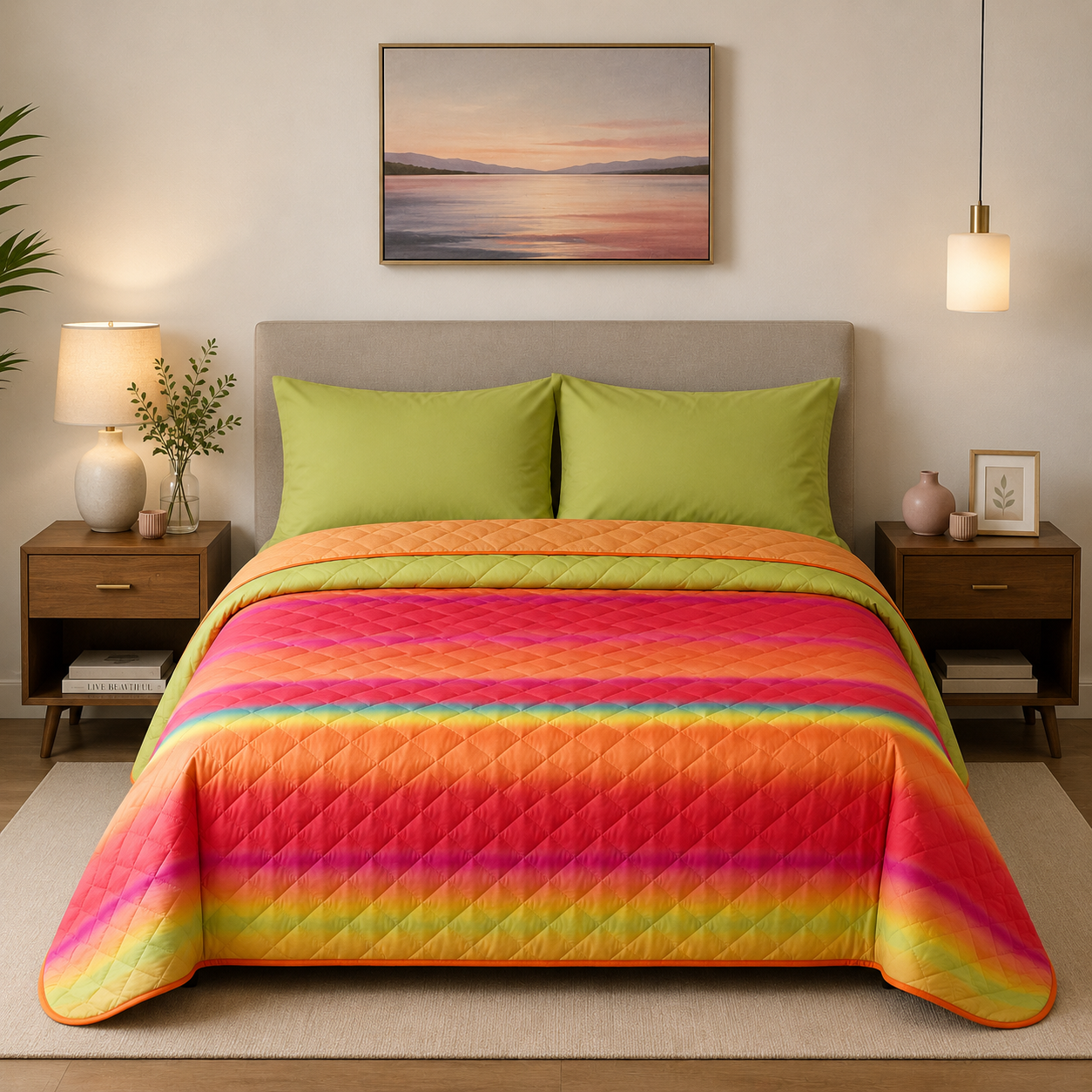 BASSETTI Completo letto in cotone Made in Italy