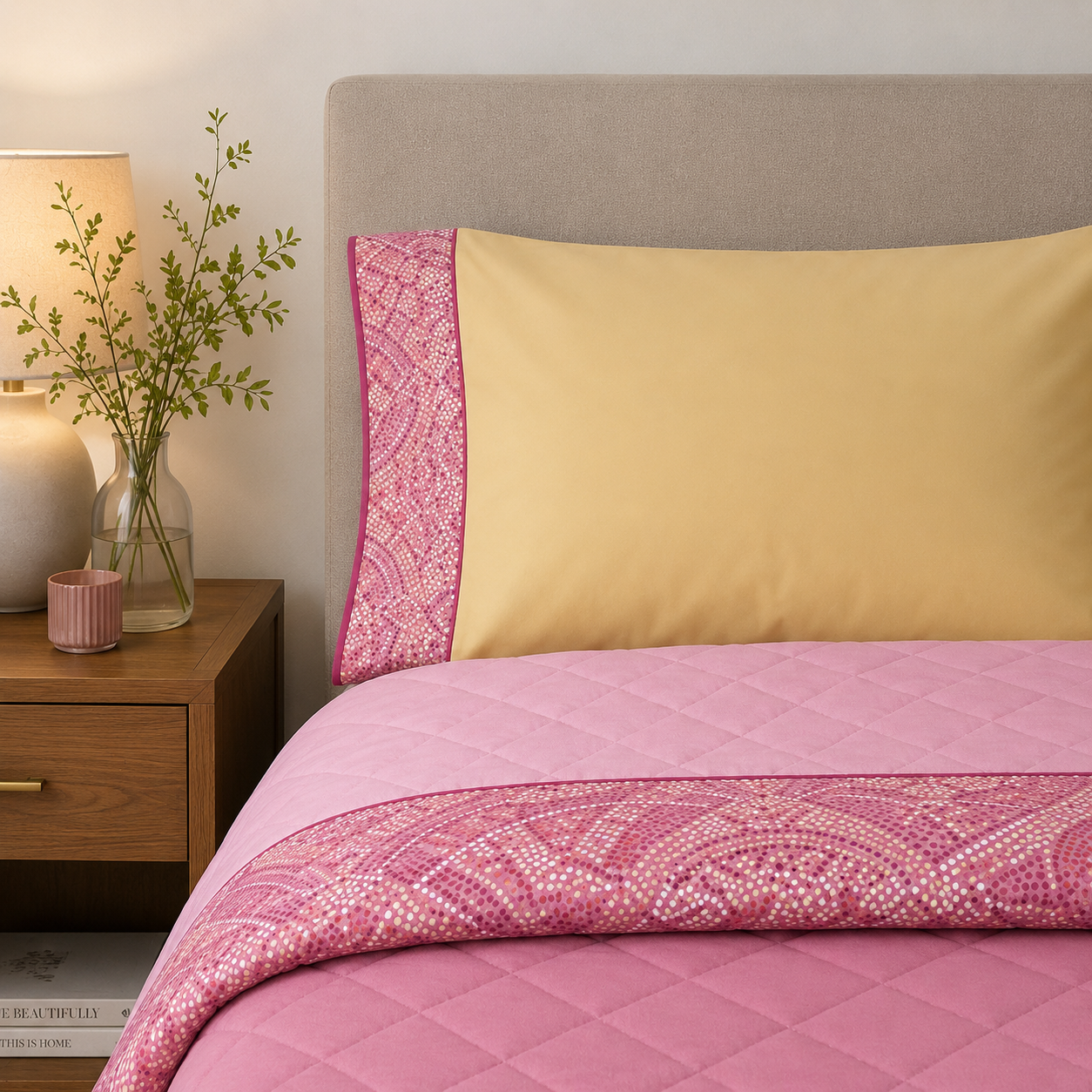 BASSETTI Completo letto in cotone Made in Italy