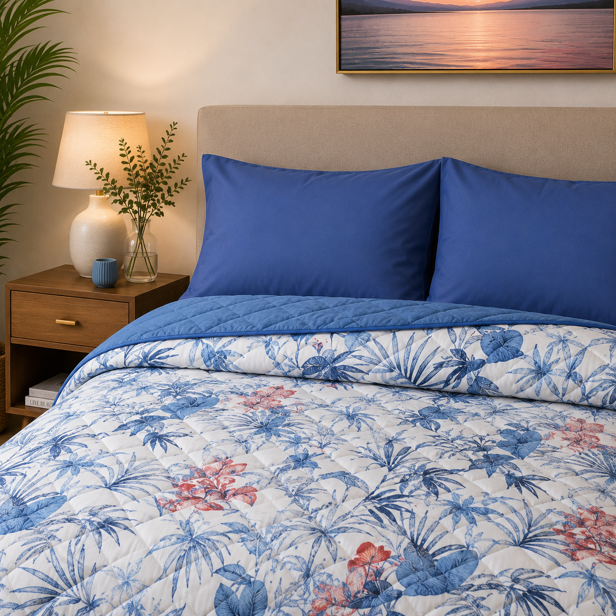 BASSETTI Completo letto in cotone Made in Italy