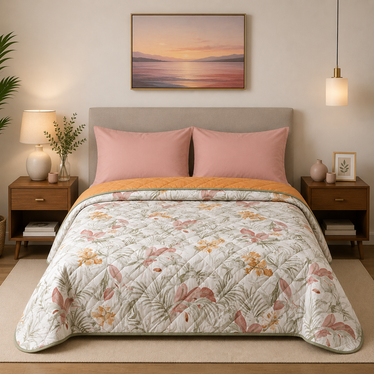 BASSETTI Completo letto in cotone Made in Italy