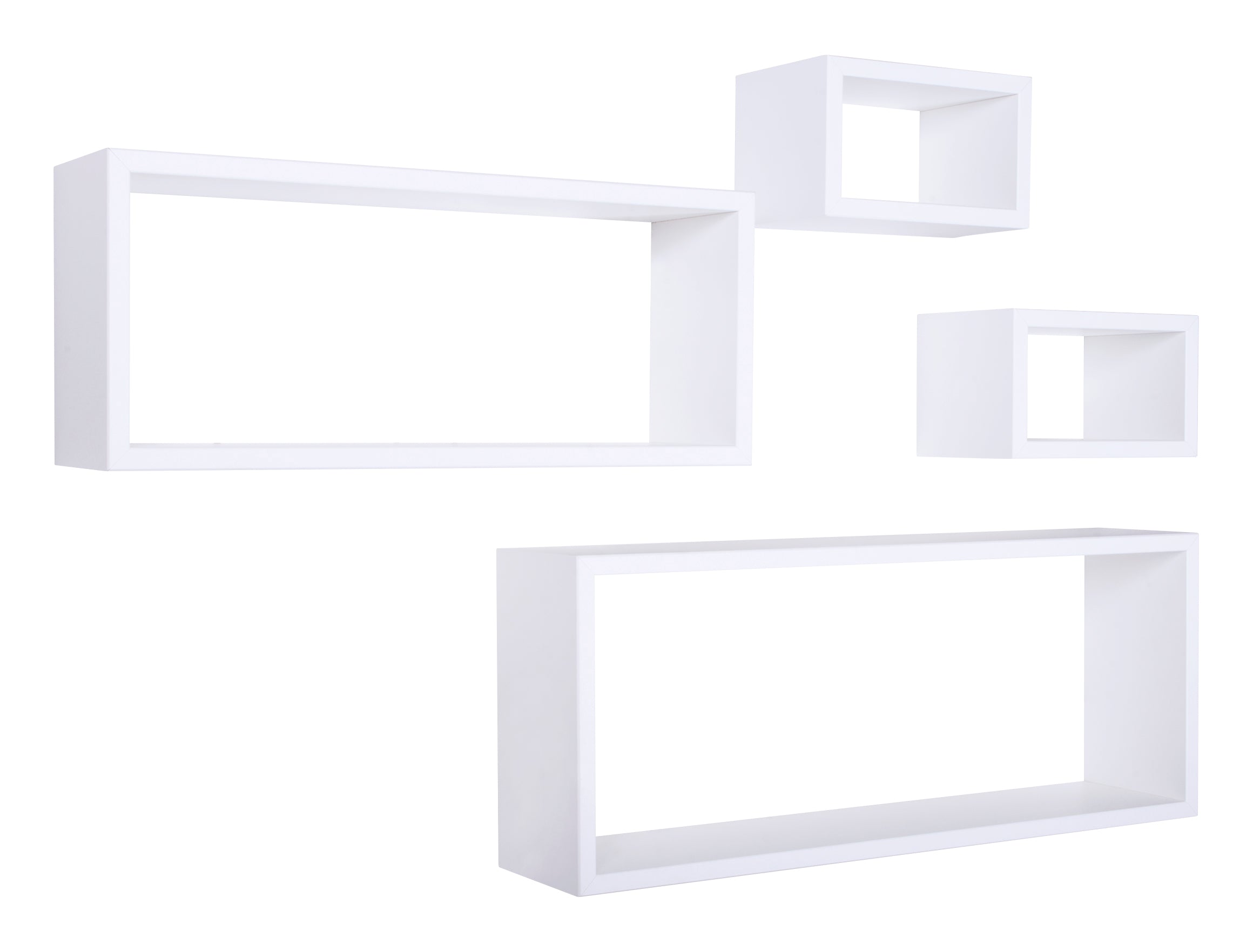 MODULARREDO Set 4 Mensole da Muro Merlino