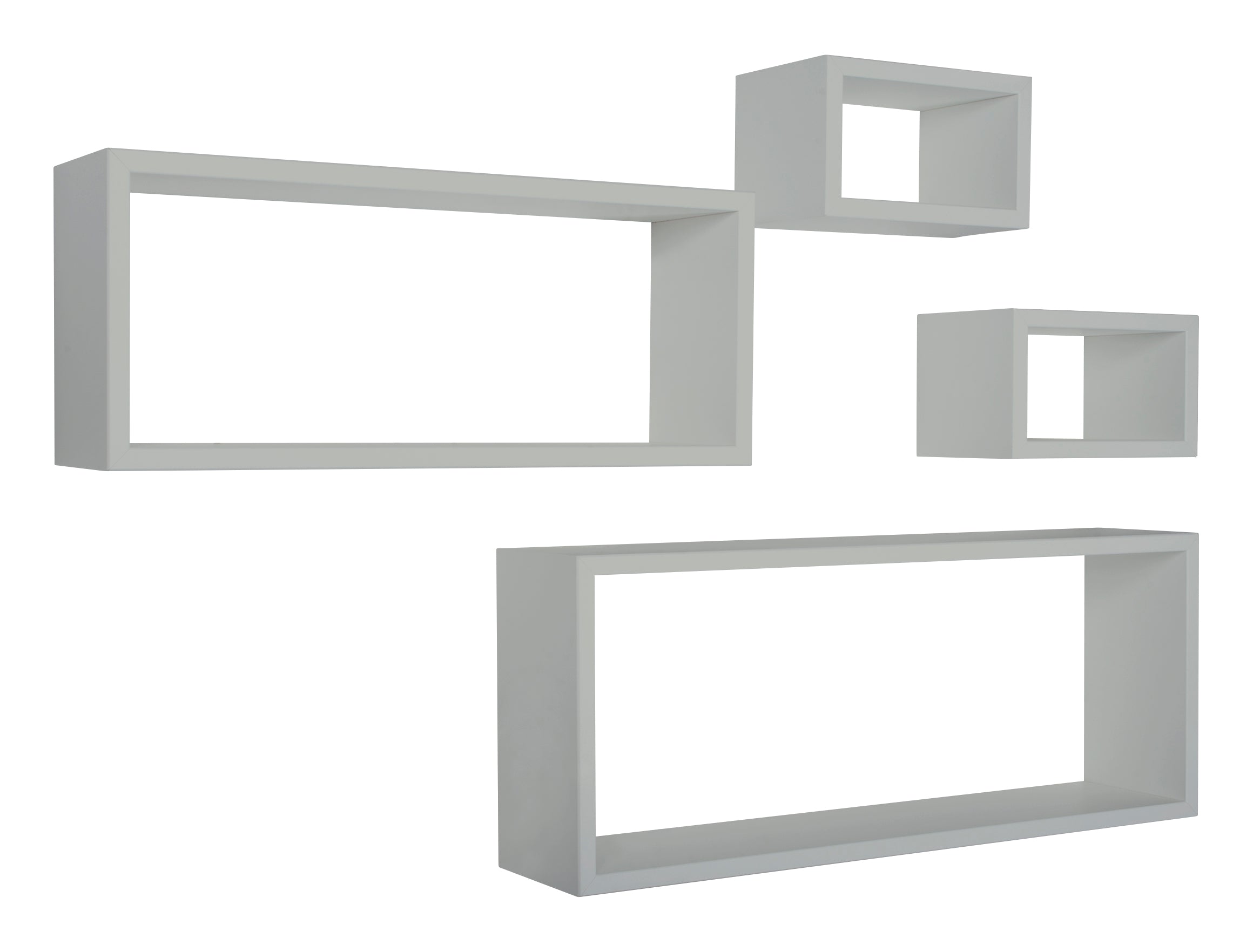 MODULARREDO Set 4 Mensole da Muro Merlino