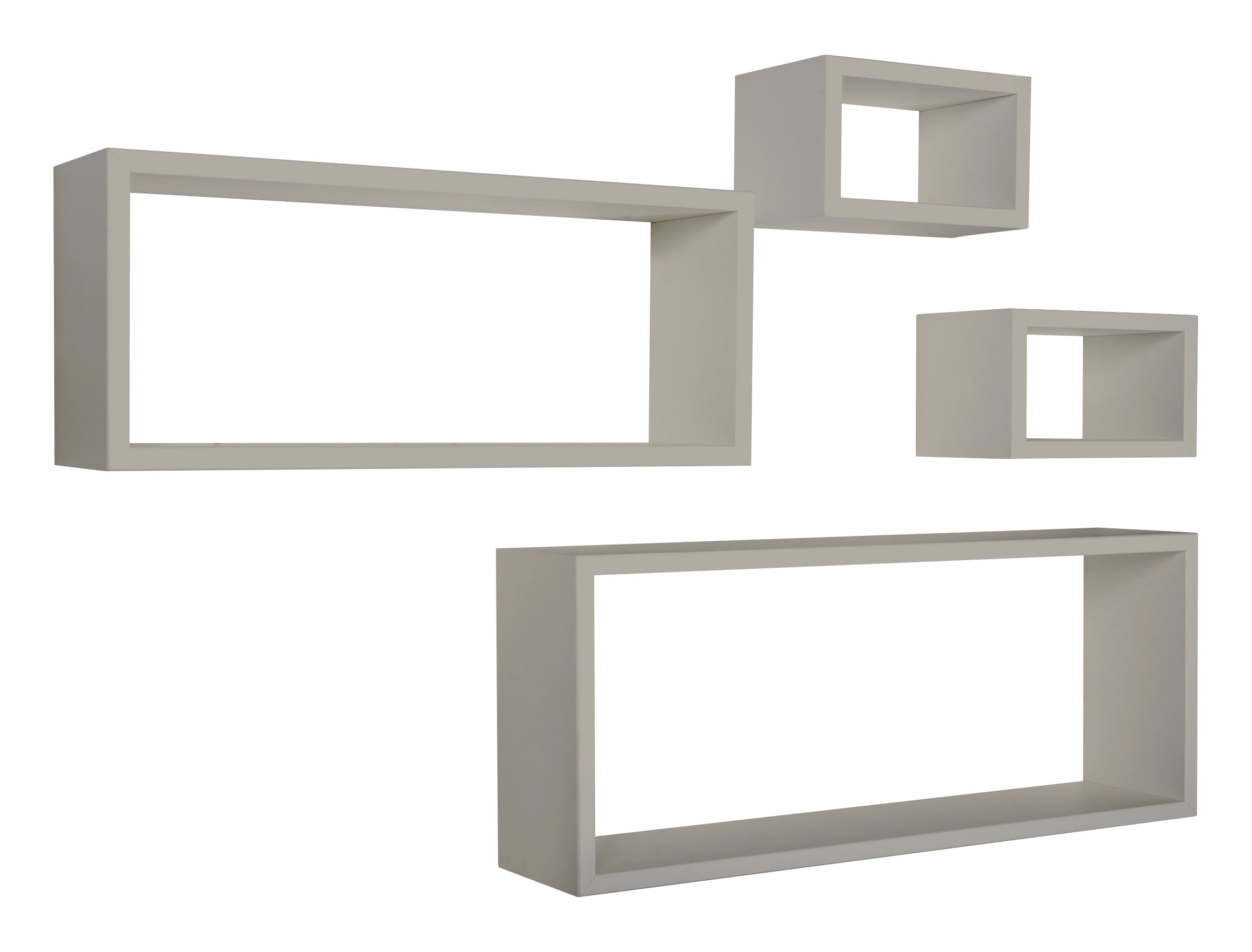 MODULARREDO Set 4 Mensole da Muro Merlino