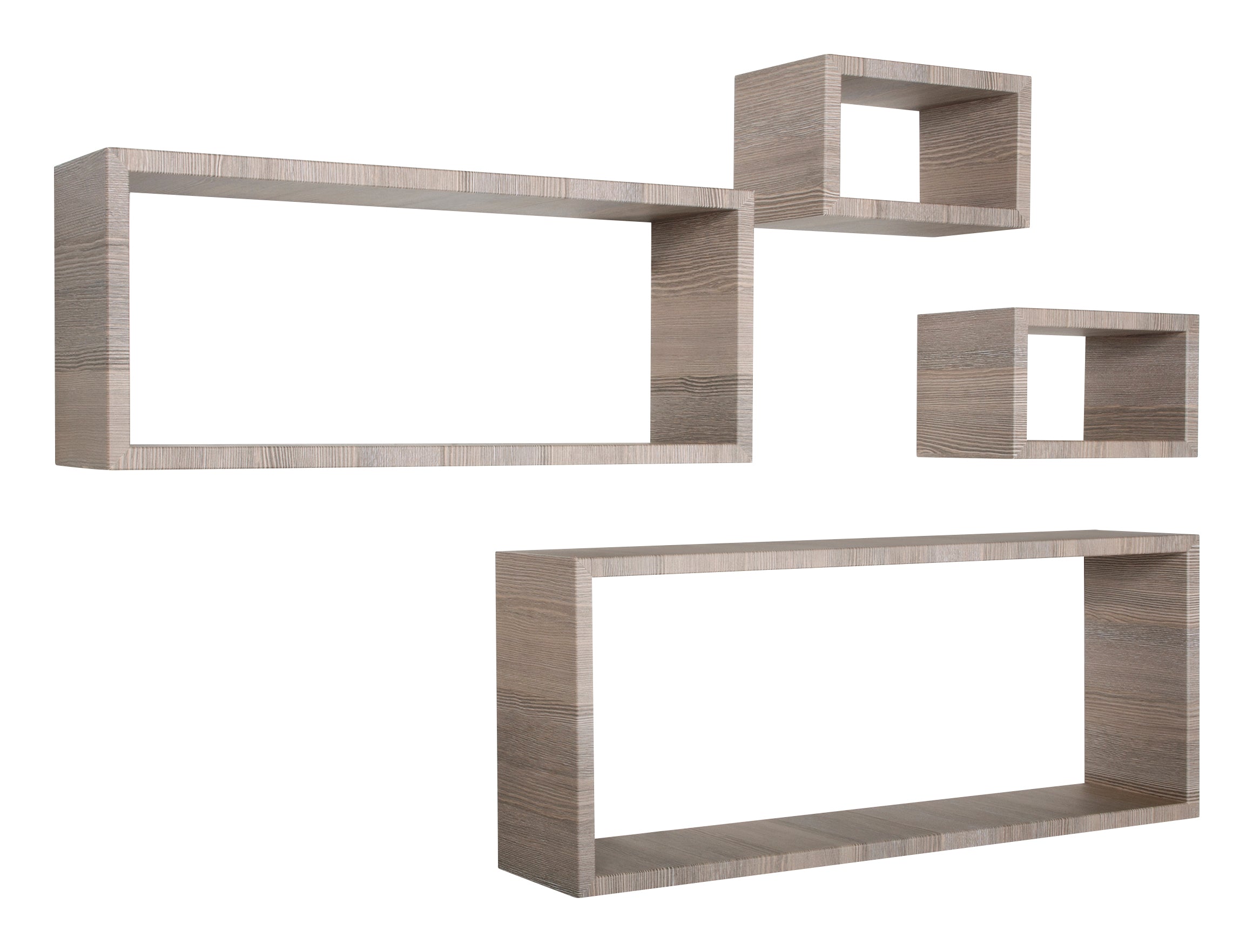 MODULARREDO Set 4 Mensole da Muro Merlino